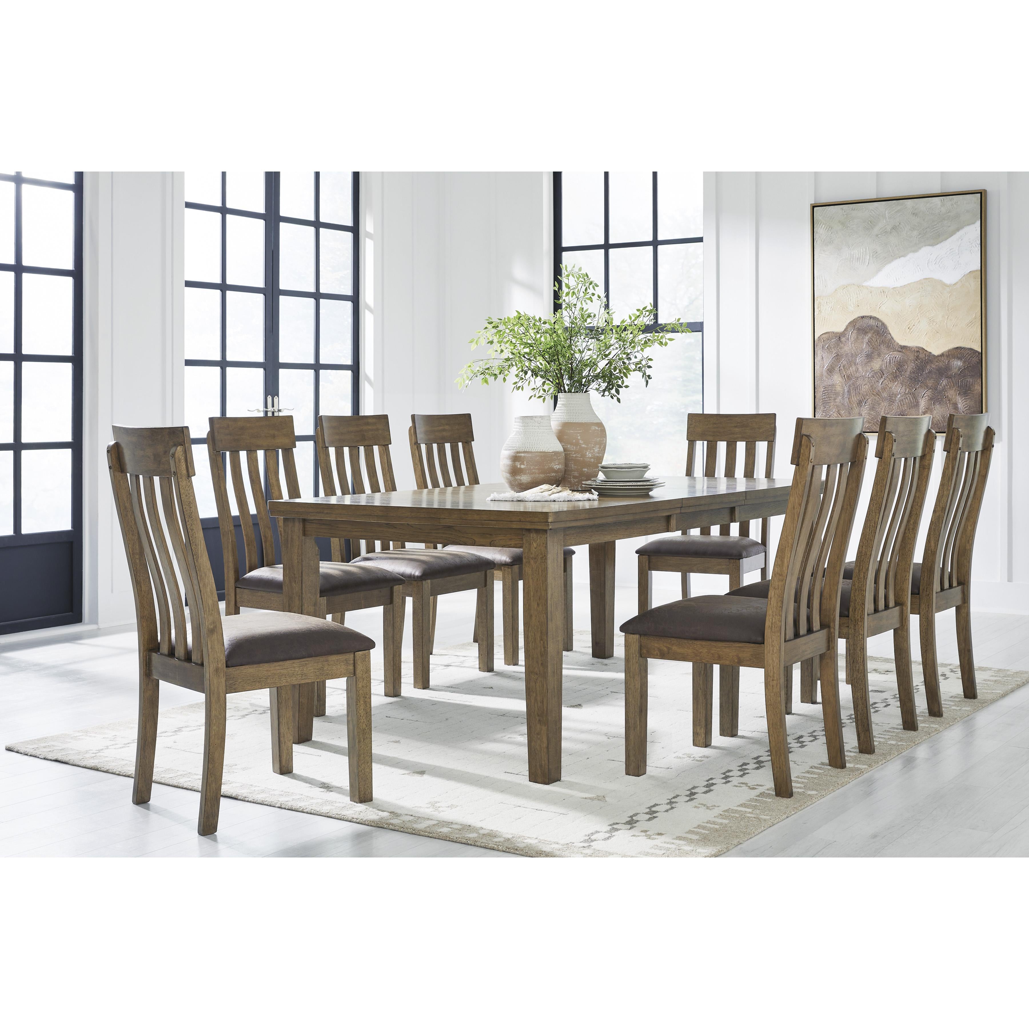 Signature Design by Ashley Urbinforte PCD592-35 Dining Room Butterfly Extension Table IMAGE 9