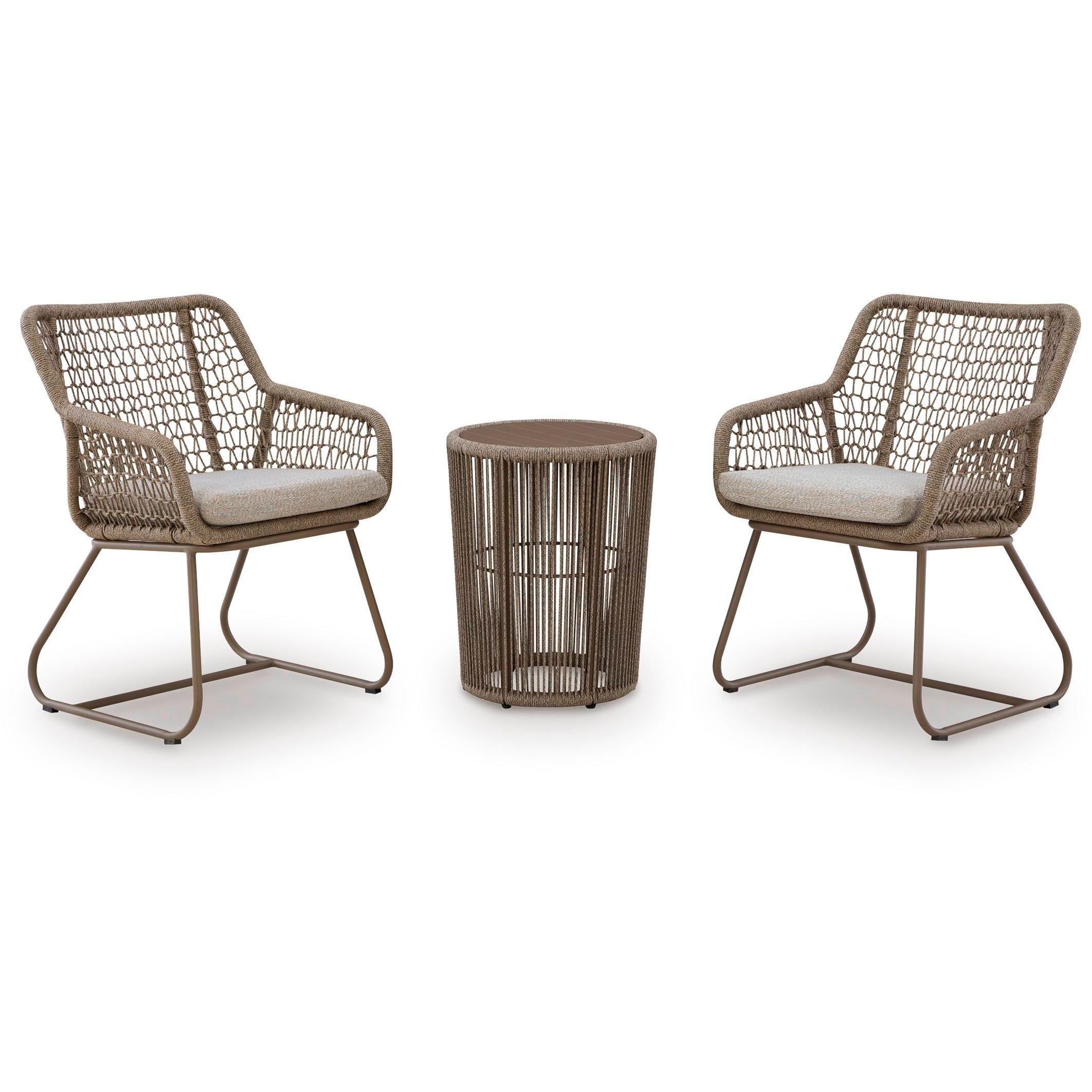 Signature Design by Ashley Majors Beach PCP321-050 Chairs with Cushion/Table Set IMAGE 1