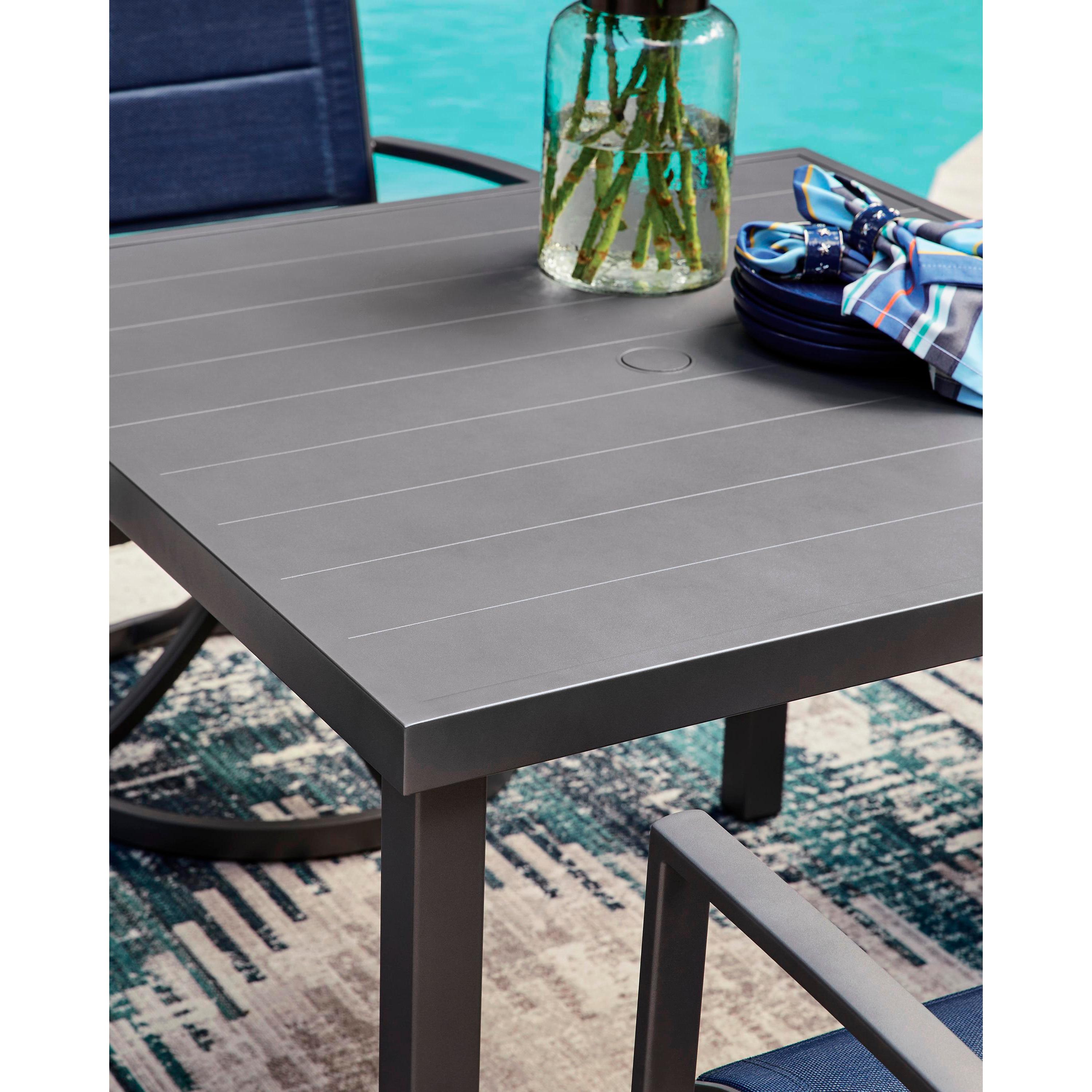 Signature Design by Ashley Rocky Creek PCP326-615 Square Dining Table with Umbrella Option IMAGE 14