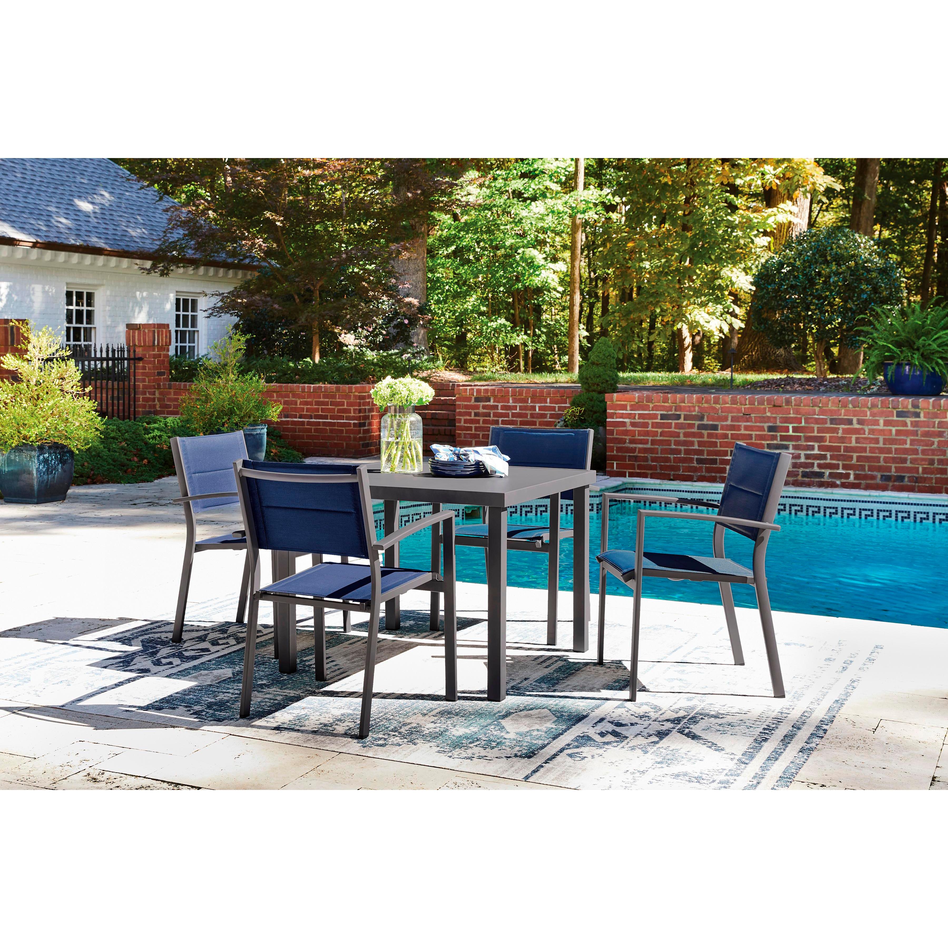 Signature Design by Ashley Rocky Creek PCP326-615 Square Dining Table with Umbrella Option IMAGE 15