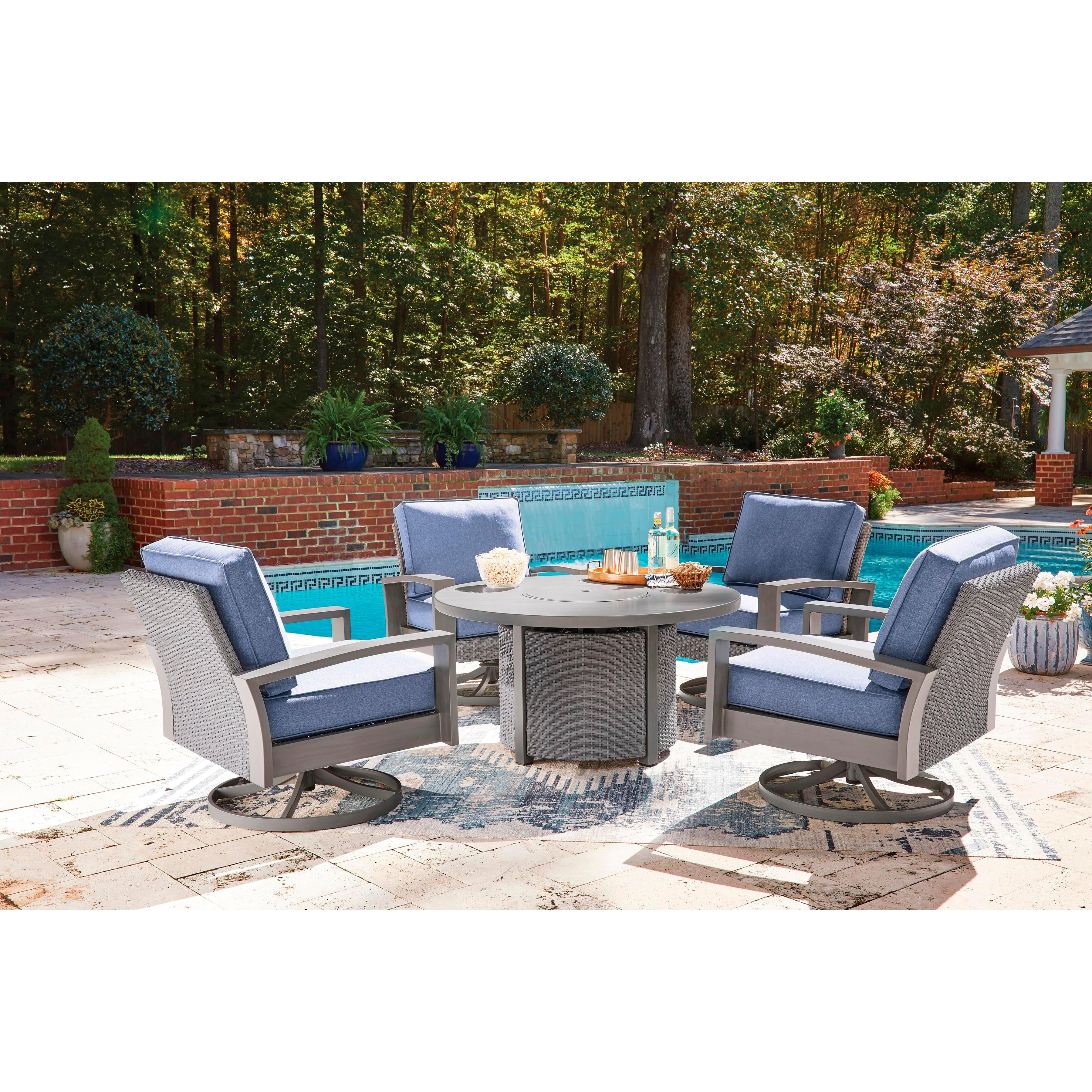 Signature Design by Ashley Half Moon Beach PCP418-821 Swivel Lounge with Cushion IMAGE 5