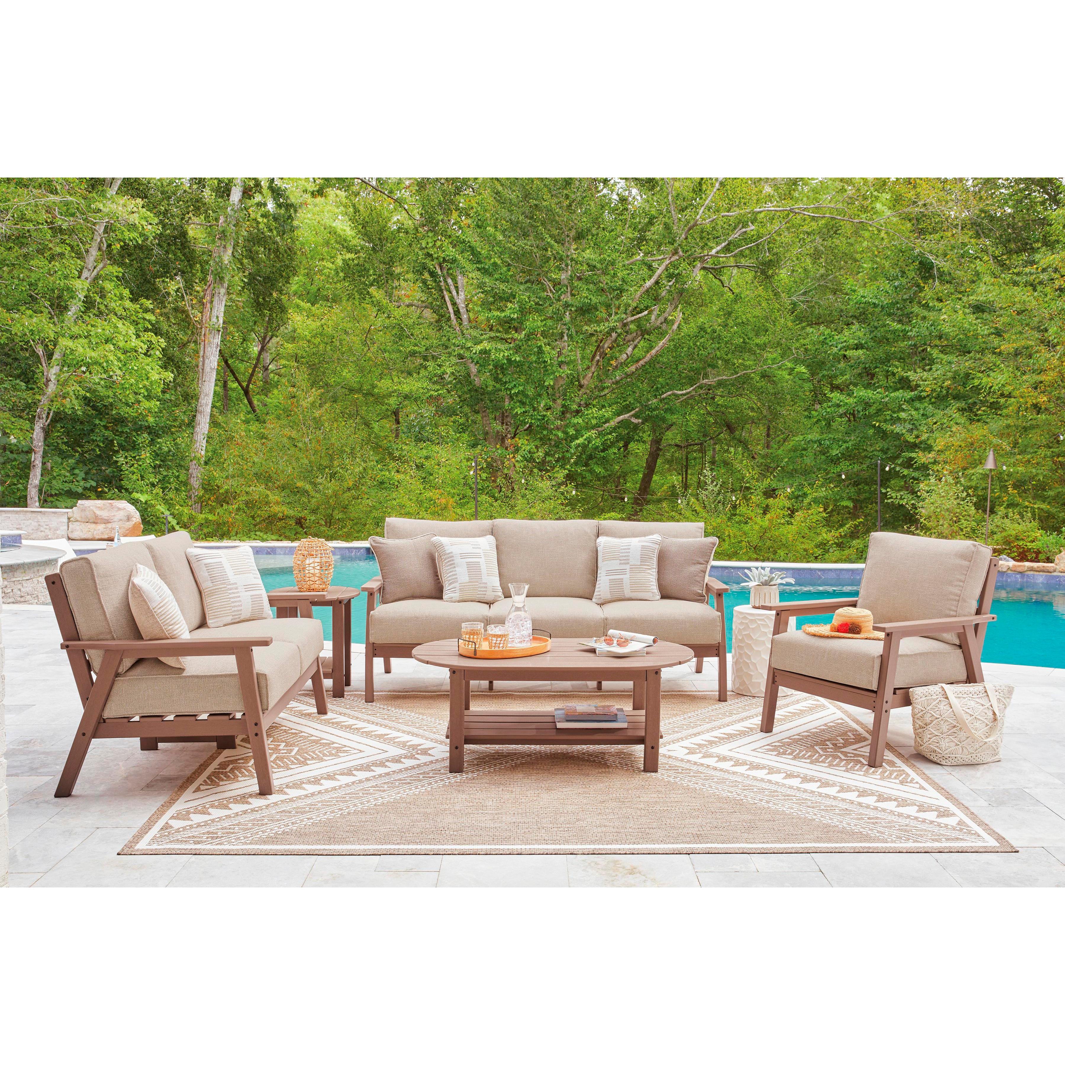 Signature Design by Ashley Grover Beach PCP422-700 Oval Cocktail Table IMAGE 10