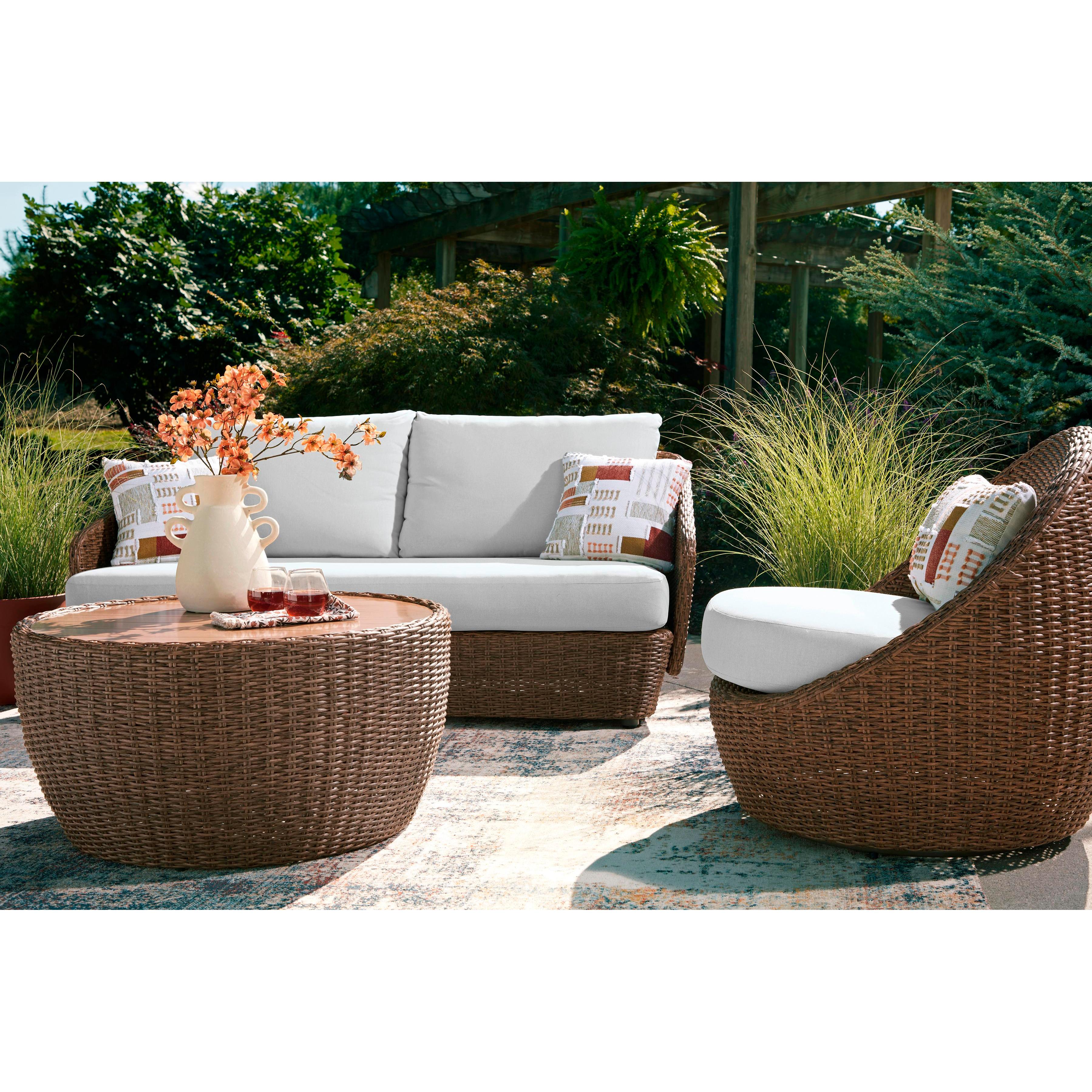 Signature Design by Ashley Double Point PCP503-708 Round Cocktail Table IMAGE 7