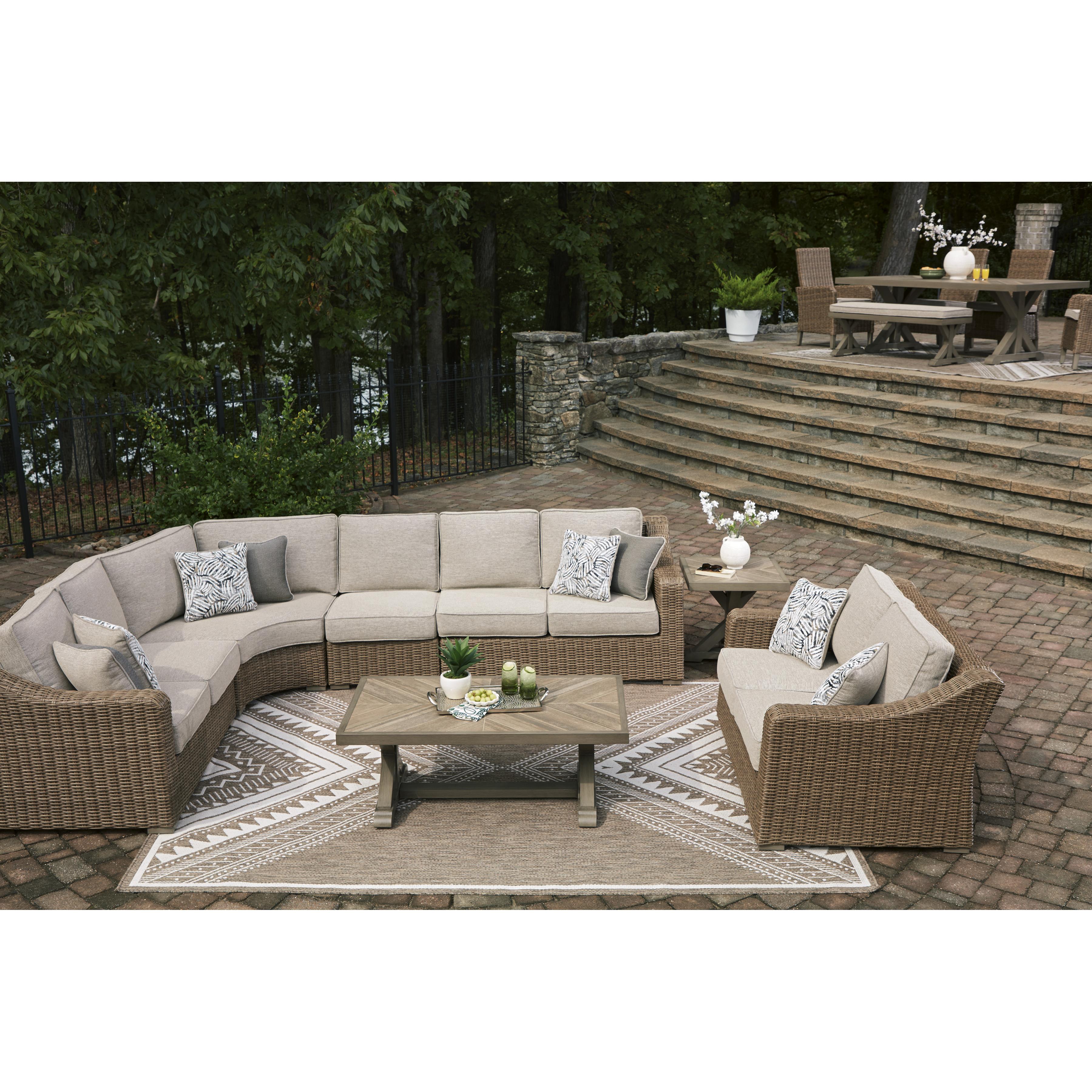 Signature Design by Ashley Laguna Heights PCP790P2 4 pc Outdoor Sectional IMAGE 9