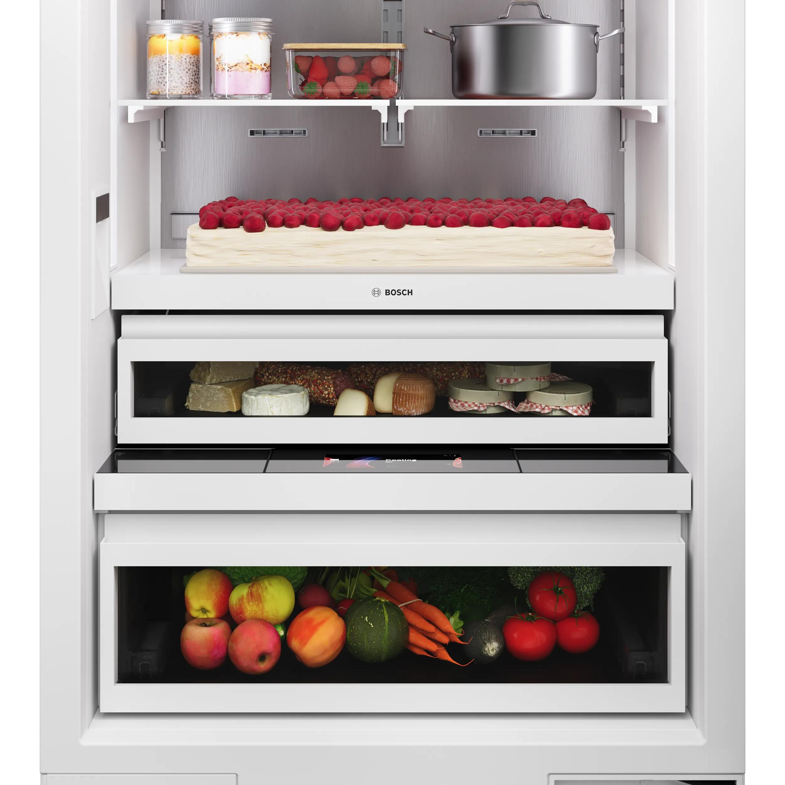Bosch 30-inch, 16.5 cu.ft. Built-in Bottom Freezer with Wi-Fi Connect B30BB130SS IMAGE 10
