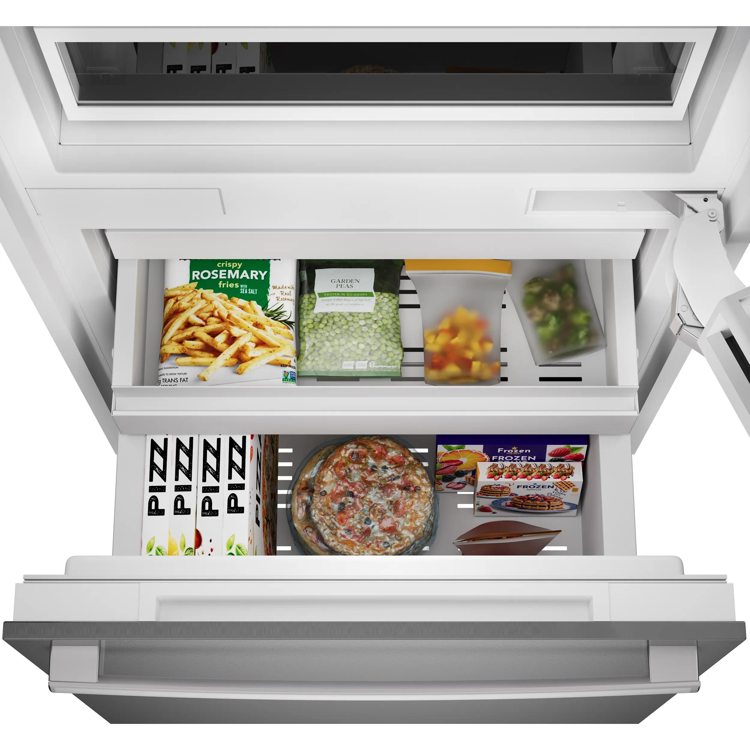 Bosch 30-inch, 16.5 cu.ft. Built-in Bottom Freezer with Wi-Fi Connect B30BB130SS IMAGE 16