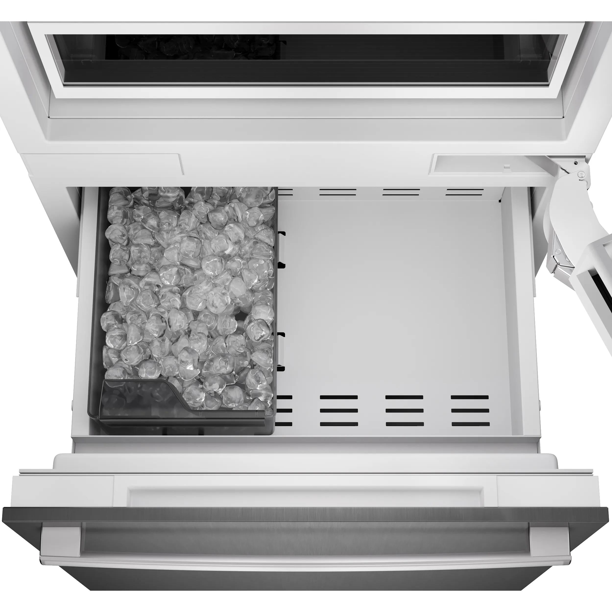 Bosch 30-inch, 16.5 cu.ft. Built-in Bottom Freezer with Wi-Fi Connect B30BB130SS IMAGE 4