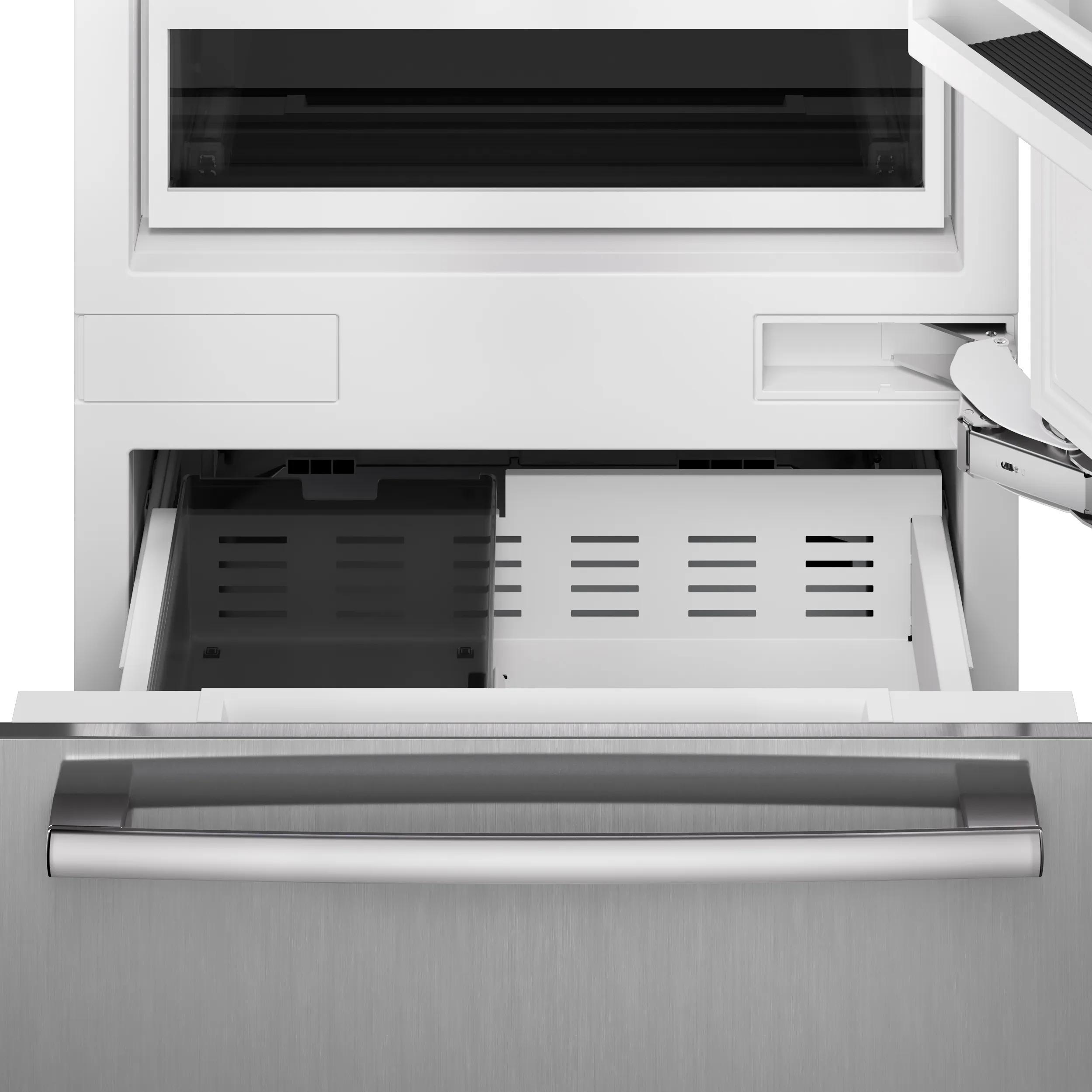 Bosch 30-inch, 16.5 cu.ft. Built-in Bottom Freezer with Wi-Fi Connect B30BB130SS IMAGE 5