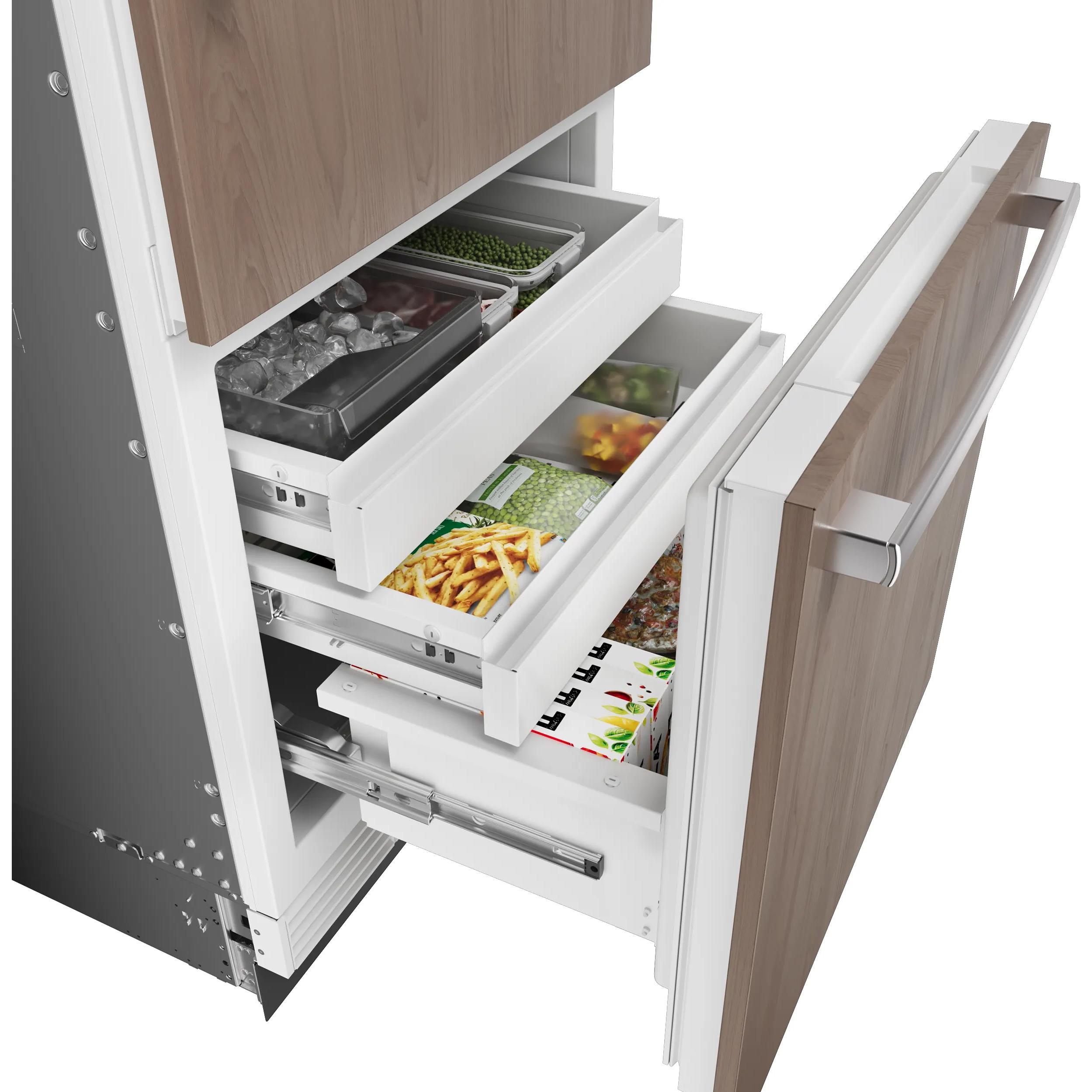 Bosch 30-inch, 16.5 cu.ft. Built-in Bottom Freezer with Wi-Fi Connect B30IB100SP IMAGE 11