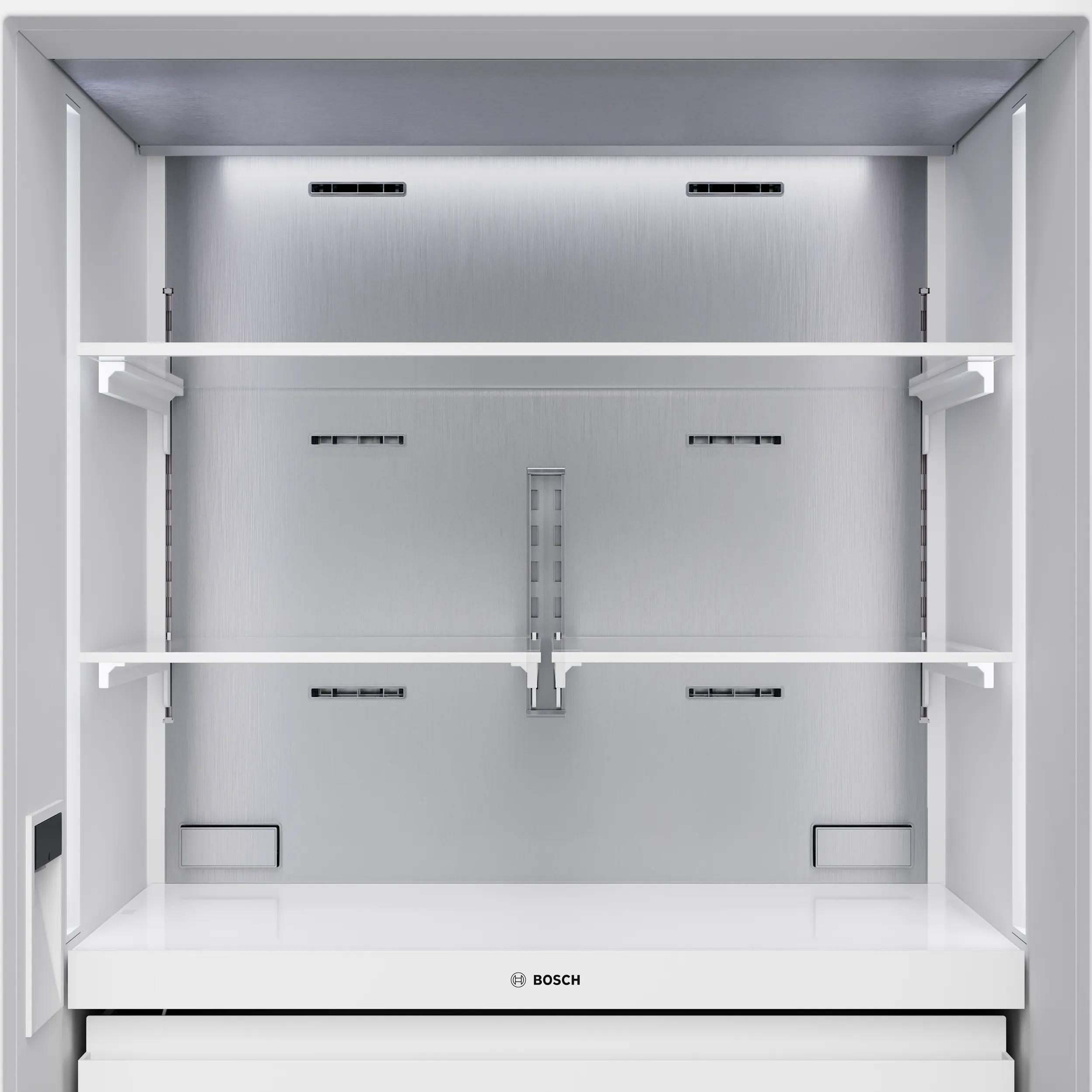 Bosch 30-inch, 16.5 cu.ft. Built-in Bottom Freezer with Wi-Fi Connect B30IB100SP IMAGE 4