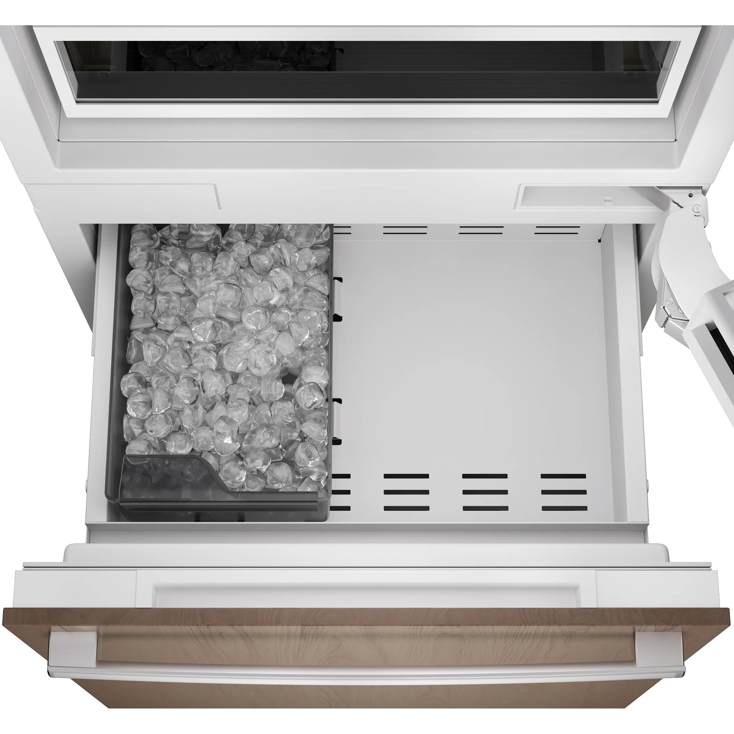 Bosch 30-inch, 16.5 cu.ft. Built-in Bottom Freezer with Wi-Fi Connect B30IB100SP IMAGE 7
