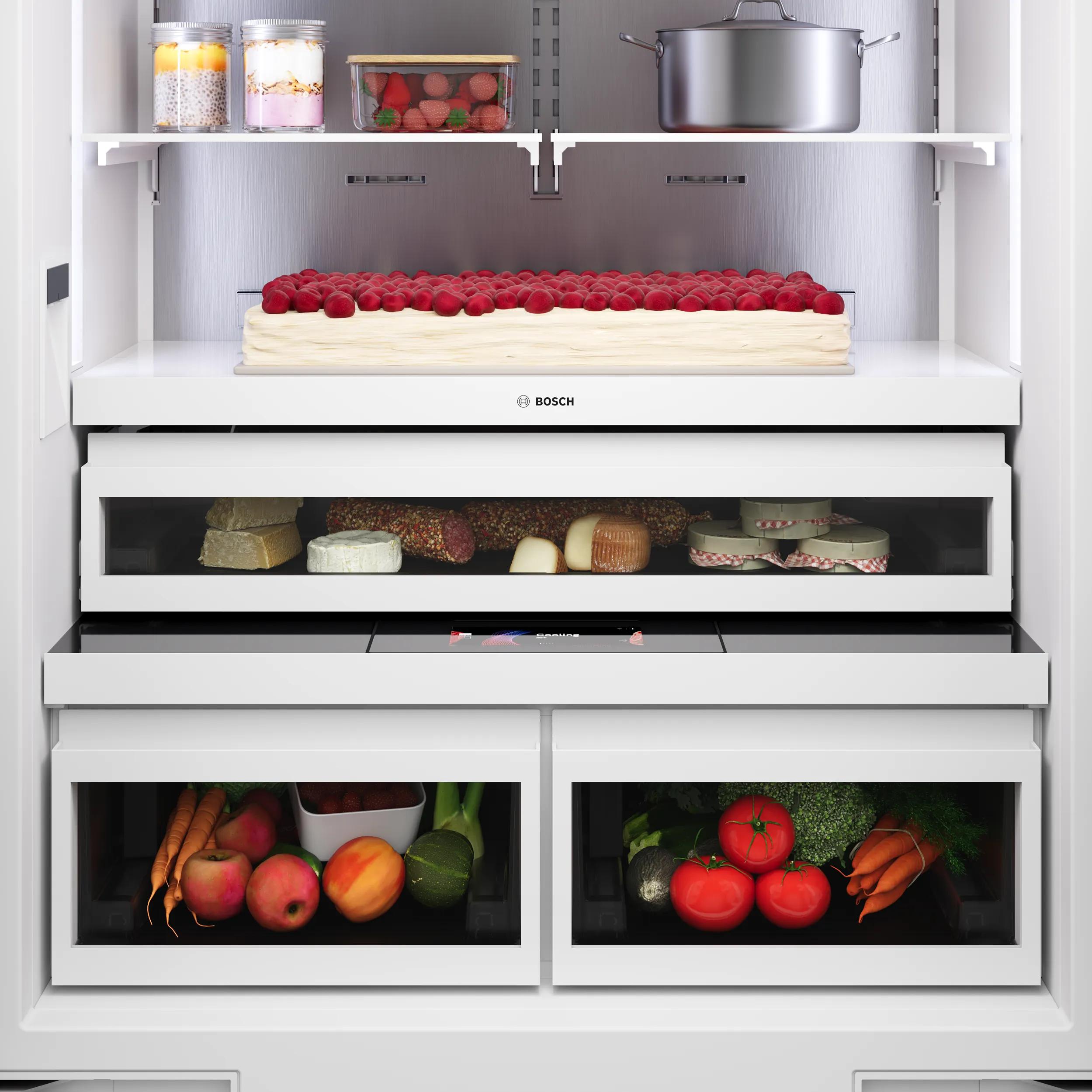 Bosch 36-inch, 20.1 cu.ft. Built-in Bottom Freezer with Wi-Fi Connect B36BT130NS IMAGE 14