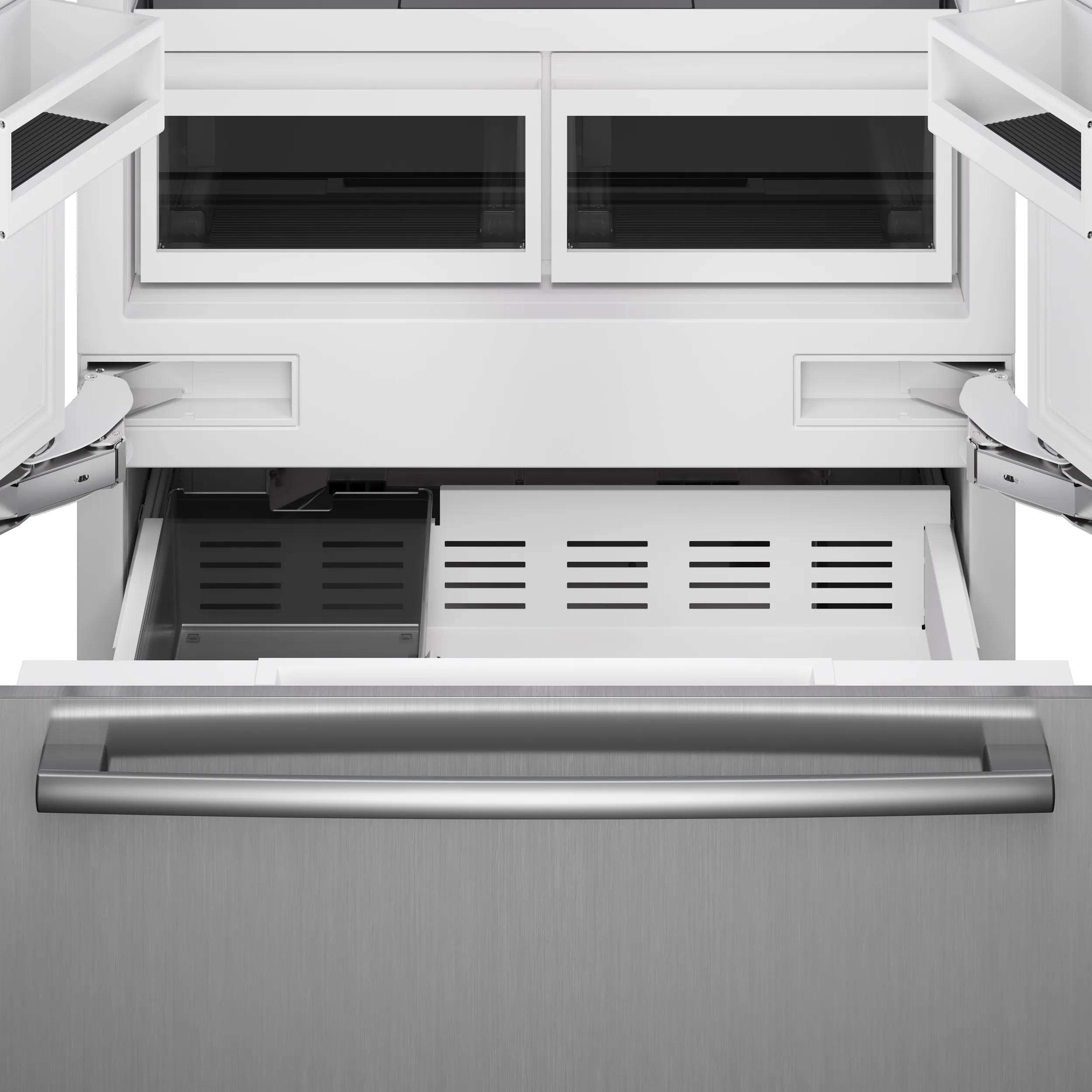 Bosch 36-inch, 20.1 cu.ft. Built-in Bottom Freezer with Wi-Fi Connect B36BT130NS IMAGE 3