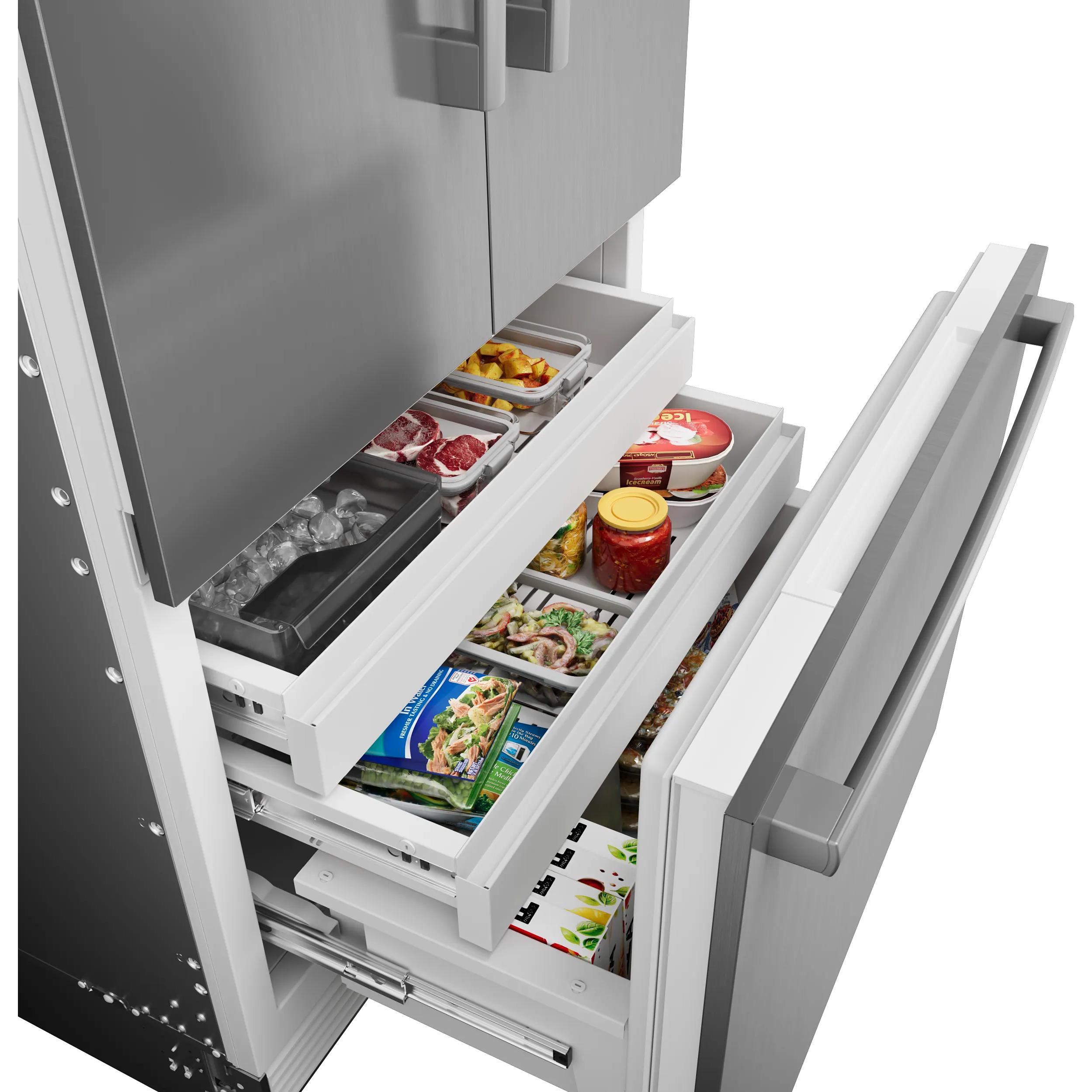 Bosch 36-inch, 20.1 cu.ft. Built-in Bottom Freezer with Wi-Fi Connect B36BT130NS IMAGE 5