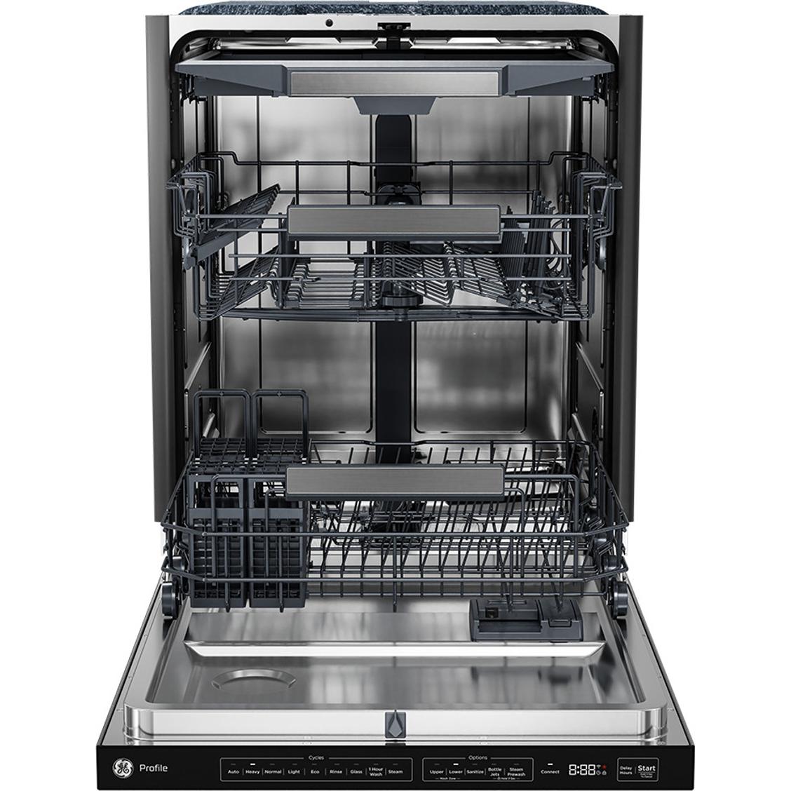 GE Profile Top Control Dishwasher with Auto Open Dry PBT700SSVFS IMAGE 2