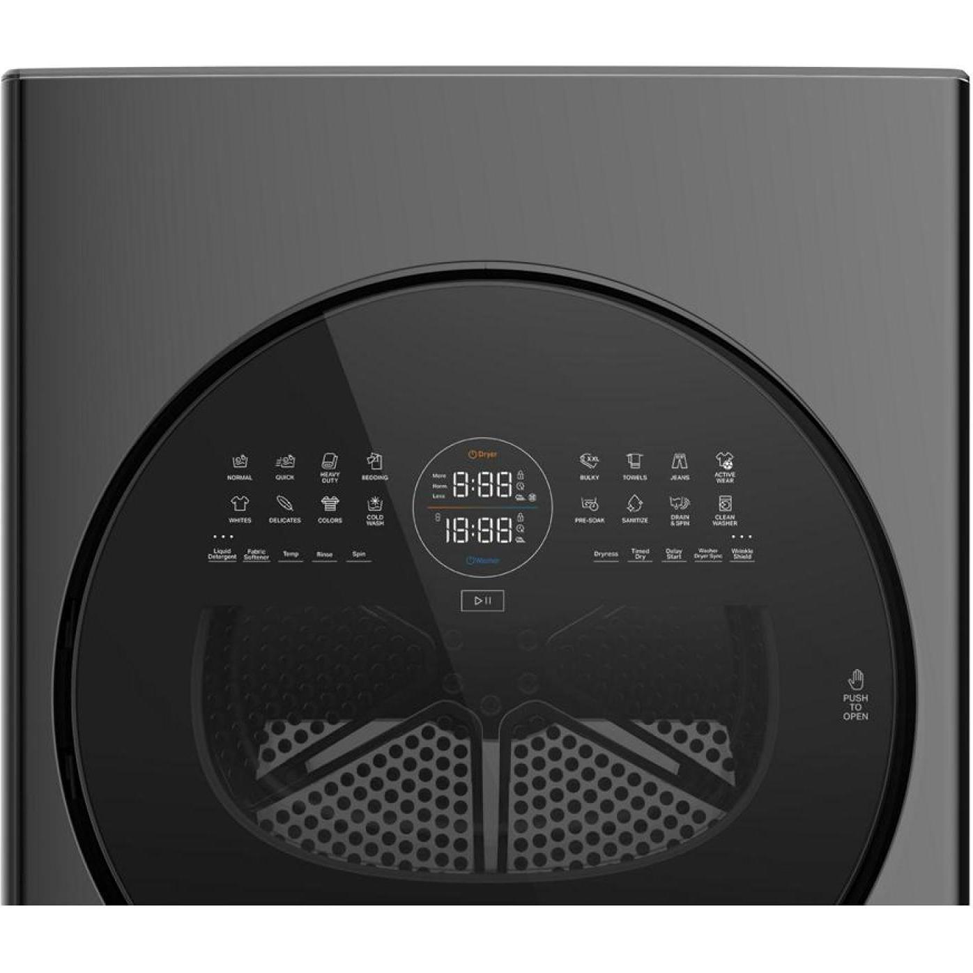 Whirlpool 24-in Compact ENERGY STAR® Certified Ventless Heat Pump Laundry Tower with Washer and Electric Dryer YWFH5424SJ IMAGE 6