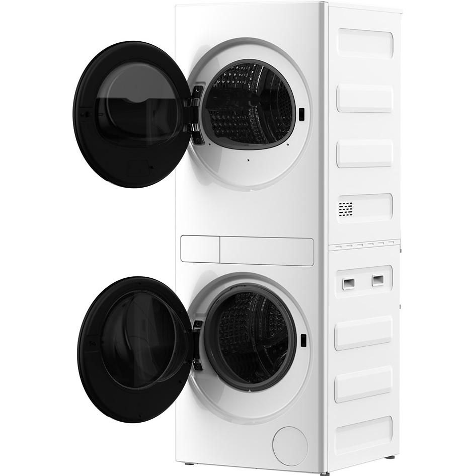 Whirlpool 24-in Compact ENERGY STAR® Certified Ventless Heat Pump Laundry Tower with Washer and Electric Dryer YWFH5424SW IMAGE 3