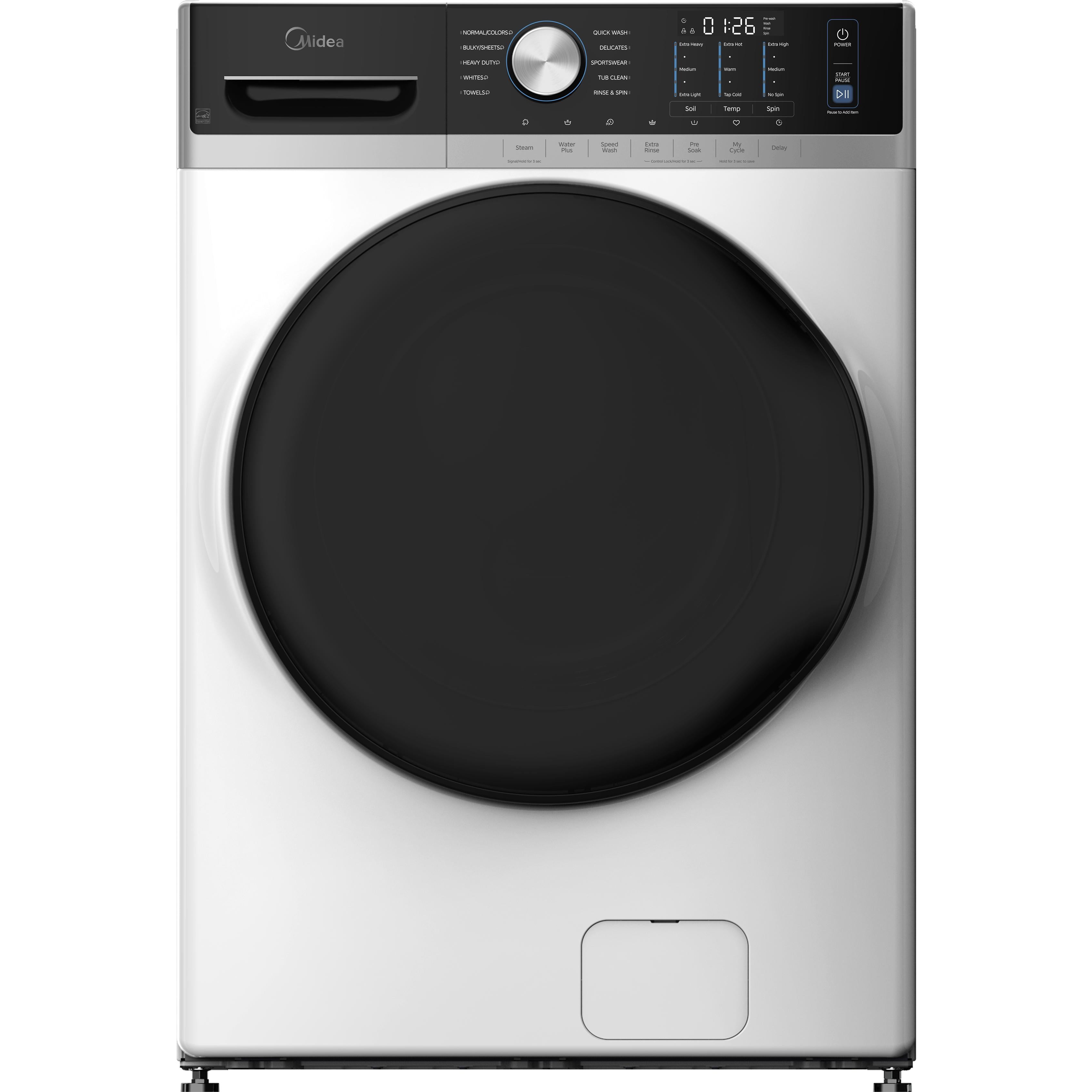 Midea 5.2 cu. ft. Front Load Washer MLHW52S7AWW IMAGE 1