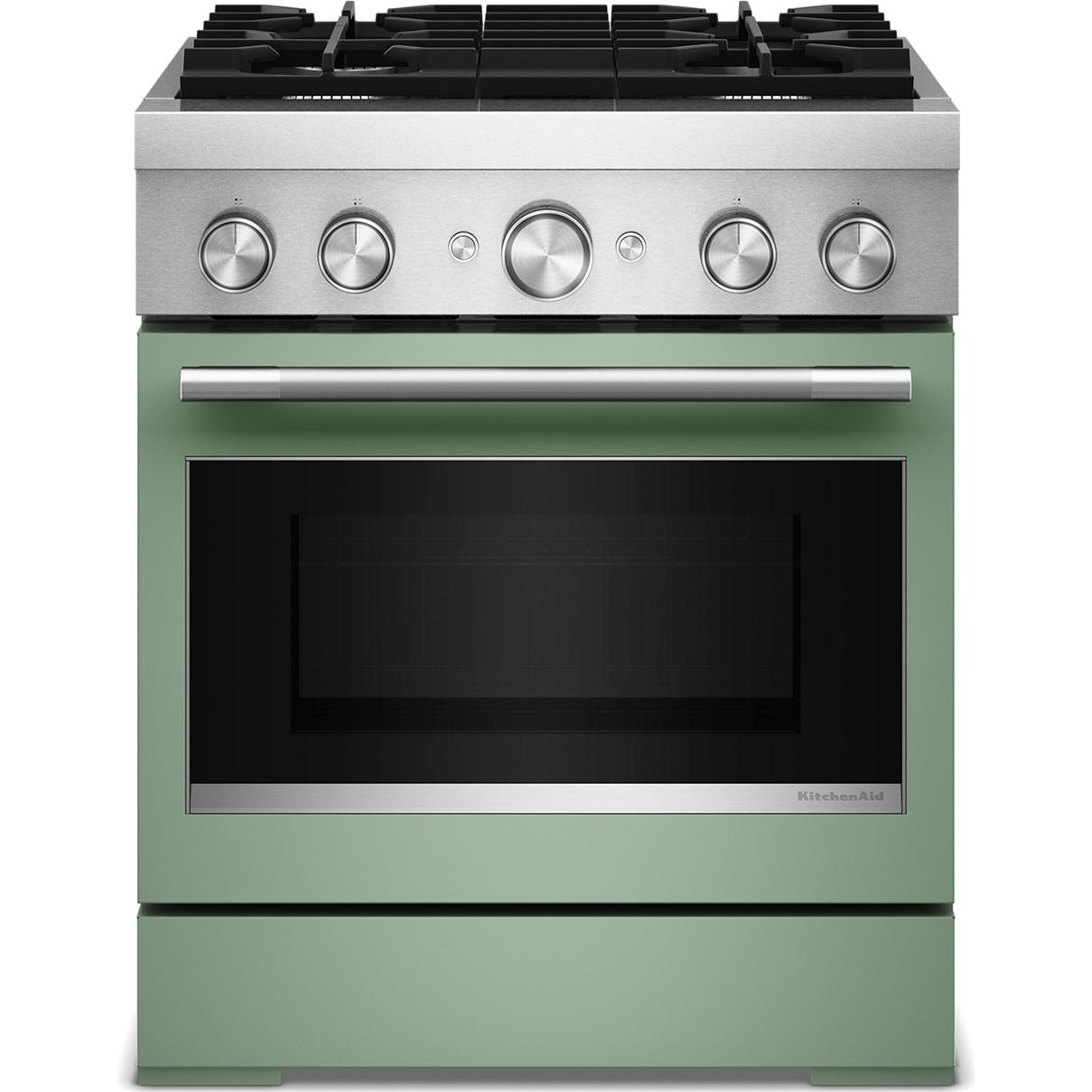 KitchenAid 30-inch Freestanding Commercial-Style Dual-Fuel Range KFDS930SDC IMAGE 1
