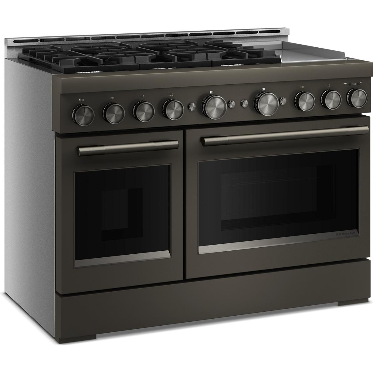 KitchenAid 48-inch Freestanding Gas Range with 6 Burners and Griddle KFGD948SBE IMAGE 4