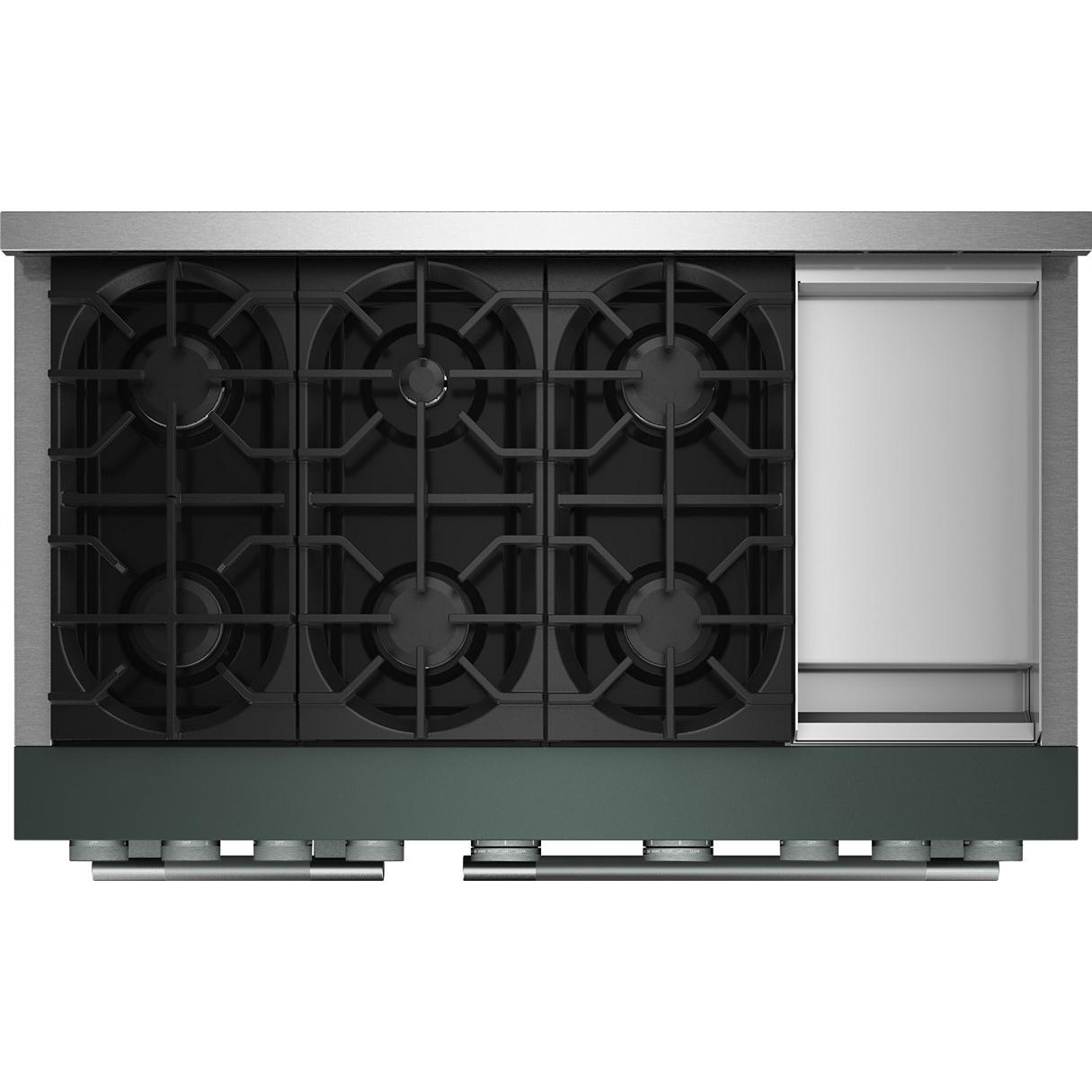KitchenAid 48-inch Freestanding Gas Range with 6 Burners and Griddle KFGD948SJP IMAGE 3