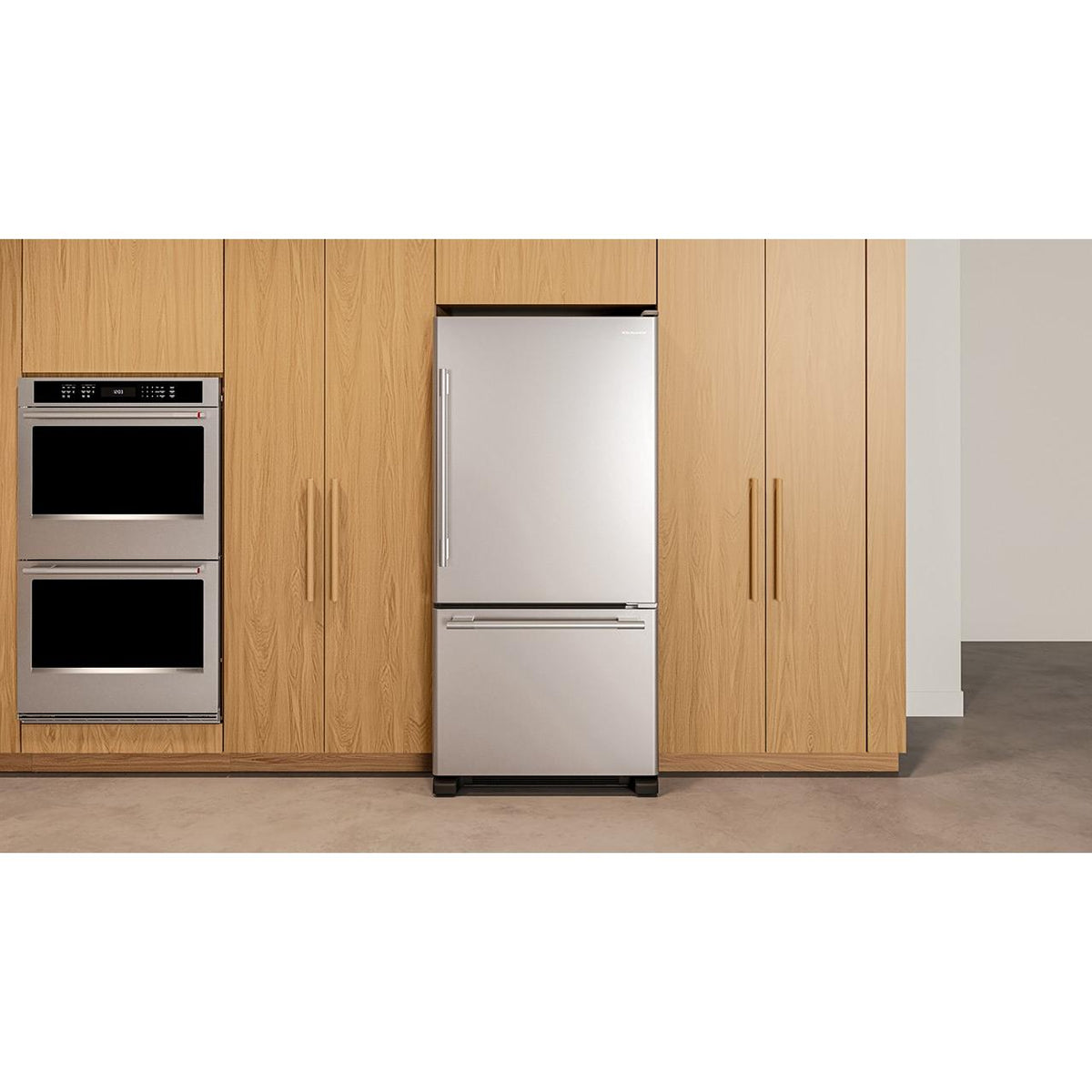 KitchenAid 30-inch, 18.7 cu. ft. Freestanding Bottom Freezer Refrigerator with Full-Width Pantry Drawer KRBR130SPS IMAGE 11