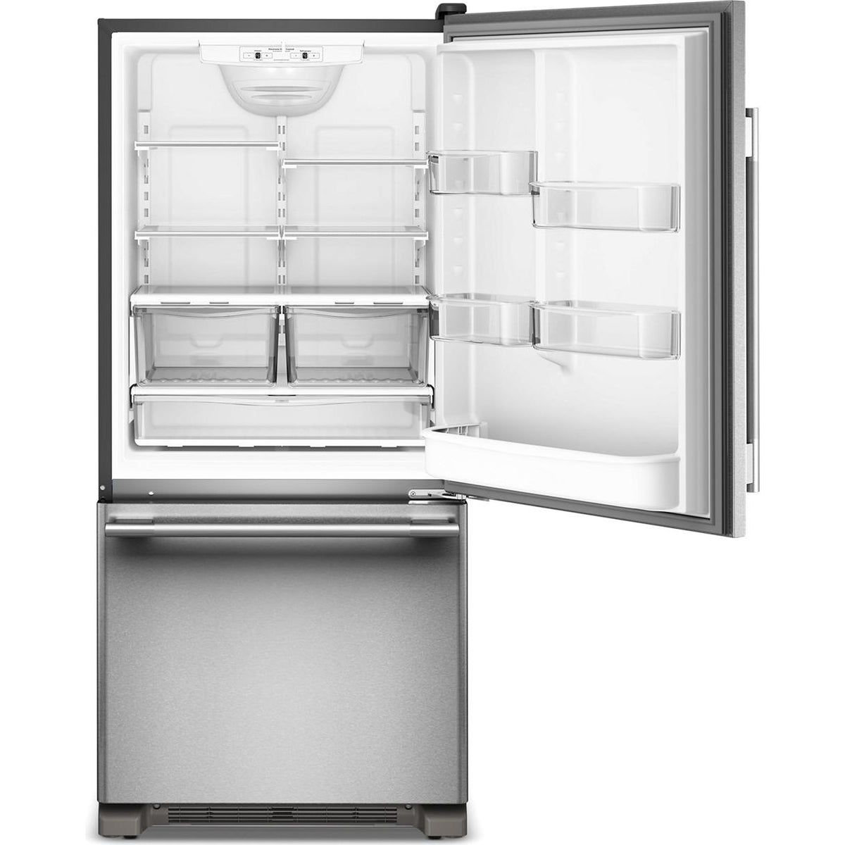 KitchenAid 30-inch, 18.7 cu. ft. Freestanding Bottom Freezer Refrigerator with Full-Width Pantry Drawer KRBR130SPS IMAGE 3