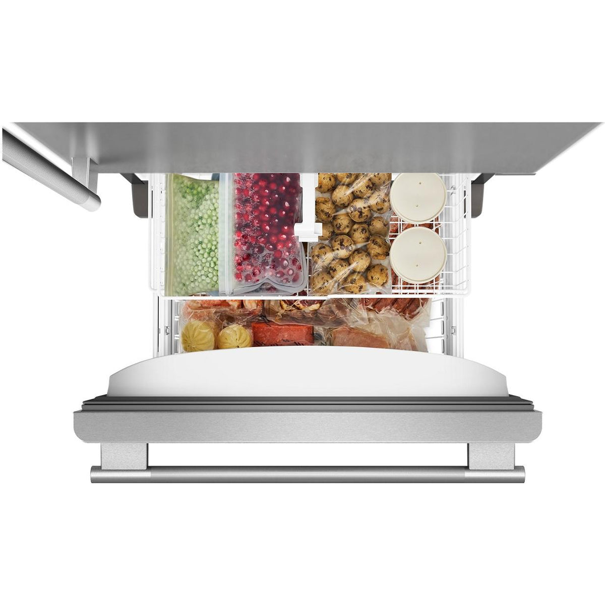 KitchenAid 30-inch, 18.7 cu. ft. Freestanding Bottom Freezer Refrigerator with Full-Width Pantry Drawer KRBR130SPS IMAGE 6