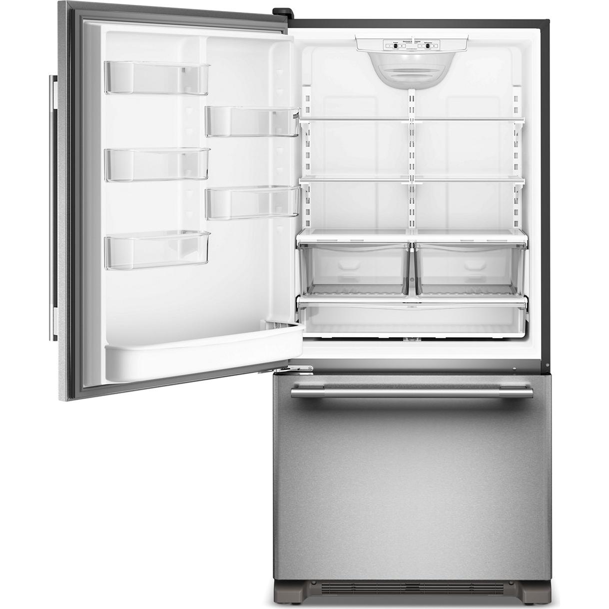 KitchenAid 33-inch, 22 cu. ft. Freestanding Bottom Freezer Refrigerator KRBL133SPS IMAGE 4