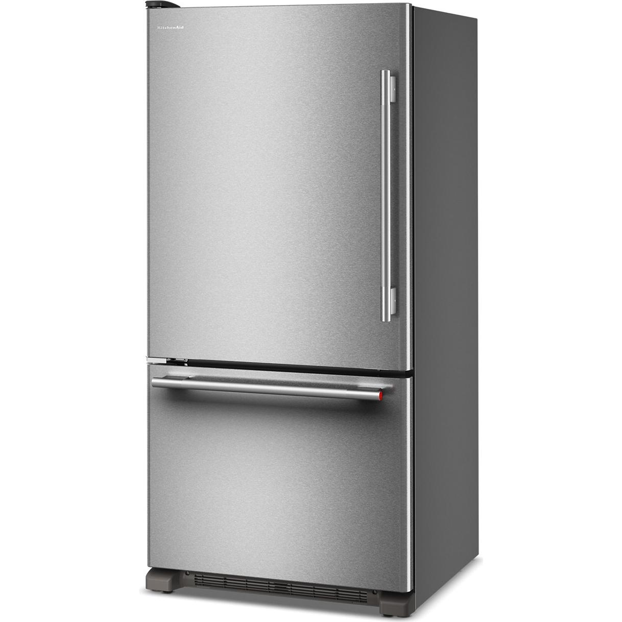 KitchenAid 33-inch, 22 cu. ft. Freestanding Bottom Freezer Refrigerator KRBL133SPS IMAGE 6