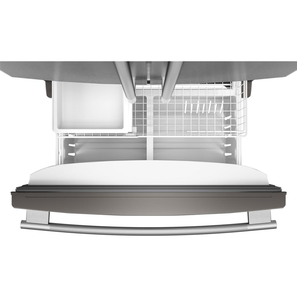 KitchenAid 36-inch, 20 cu. ft. Counter-Depth French 3-Door Refrigerator with Water Dispenser KRFC136SPS IMAGE 4