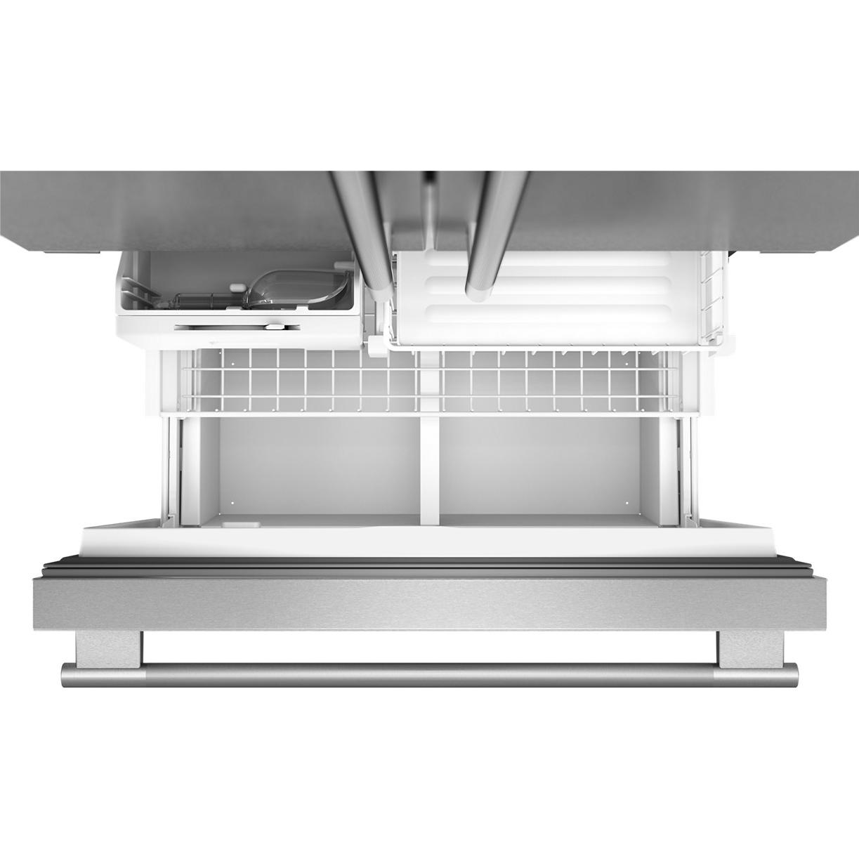 KitchenAid 36-inch, 21.9 cu. ft. Counter-Depth French 3-Door Refrigerator with Ice Maker KRFC136TPS IMAGE 4