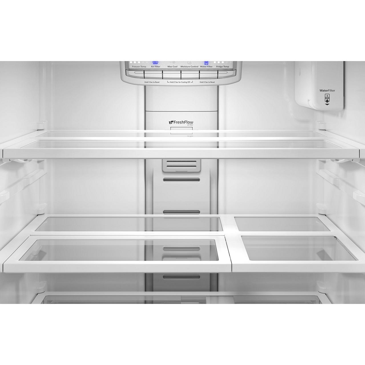 KitchenAid 30-inch, 20 cu. ft. Freestanding French 3-Door Refrigerator with Water Dispenser KRFF330SPS IMAGE 10