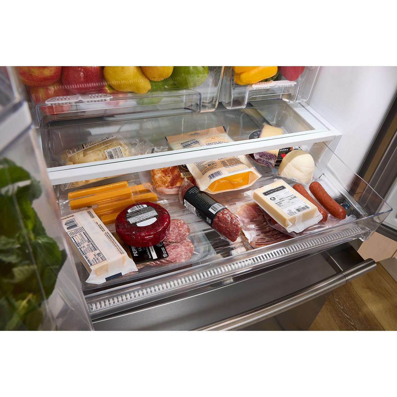 KitchenAid 30-inch, 20 cu. ft. Freestanding French 3-Door Refrigerator with Water Dispenser KRFF330SPS IMAGE 13