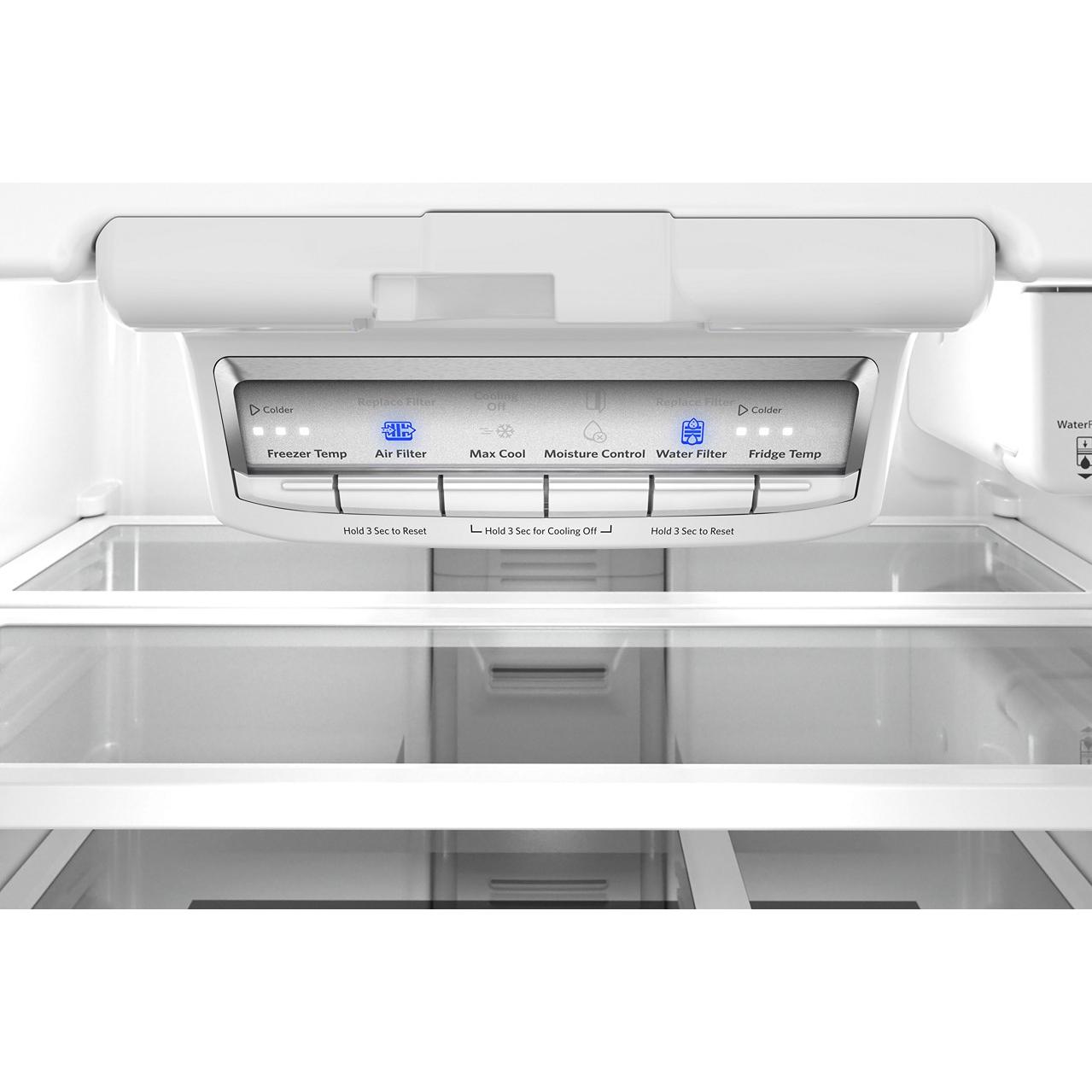 KitchenAid 30-inch, 20 cu. ft. Freestanding French 3-Door Refrigerator with Water Dispenser KRFF330SPS IMAGE 7