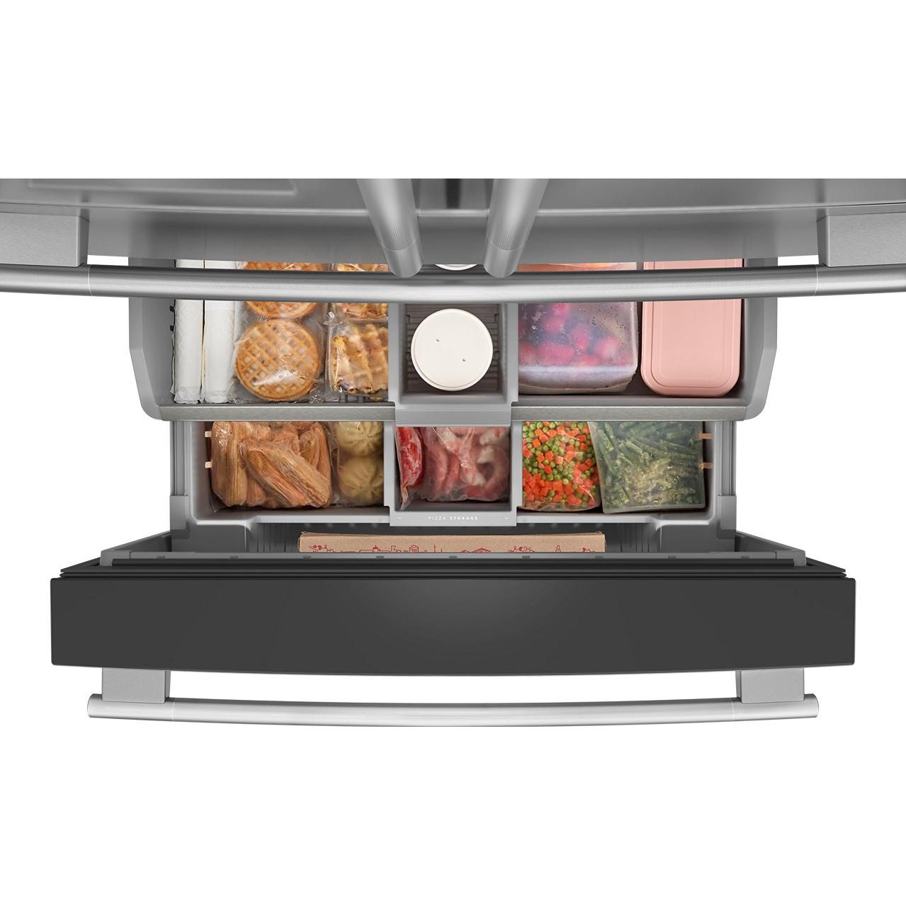 KitchenAid 36-inch, 29.51 cu. ft. Freestanding French 4-Door Refrigerator with Water and Ice Dispensing System KRMF436SPS IMAGE 7