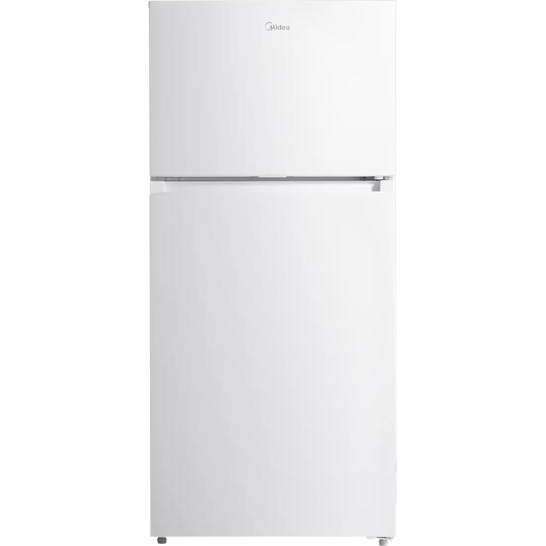 Midea 28-inch, 14.2 cu. ft. Freestanding Top Freezer Refrigerator MRT14D2BWW IMAGE 1