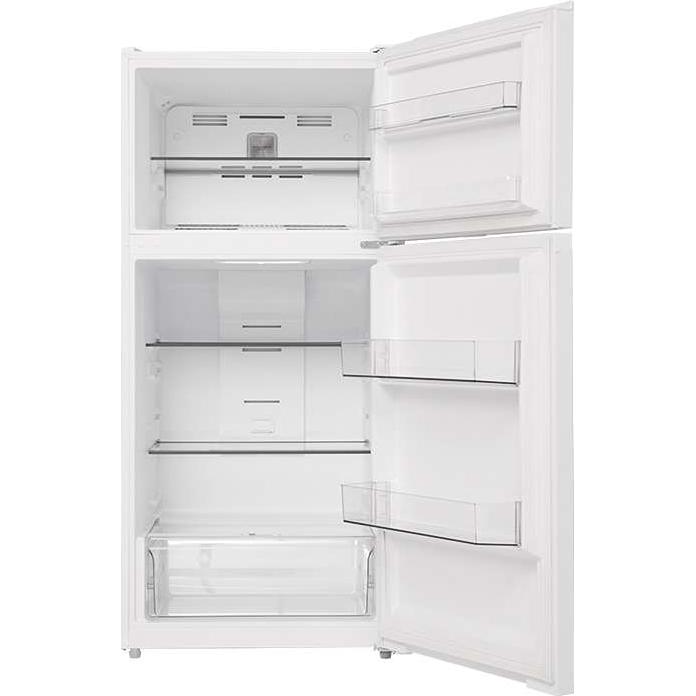 Midea 28-inch, 14.2 cu. ft. Freestanding Top Freezer Refrigerator MRT14D2BWW IMAGE 4
