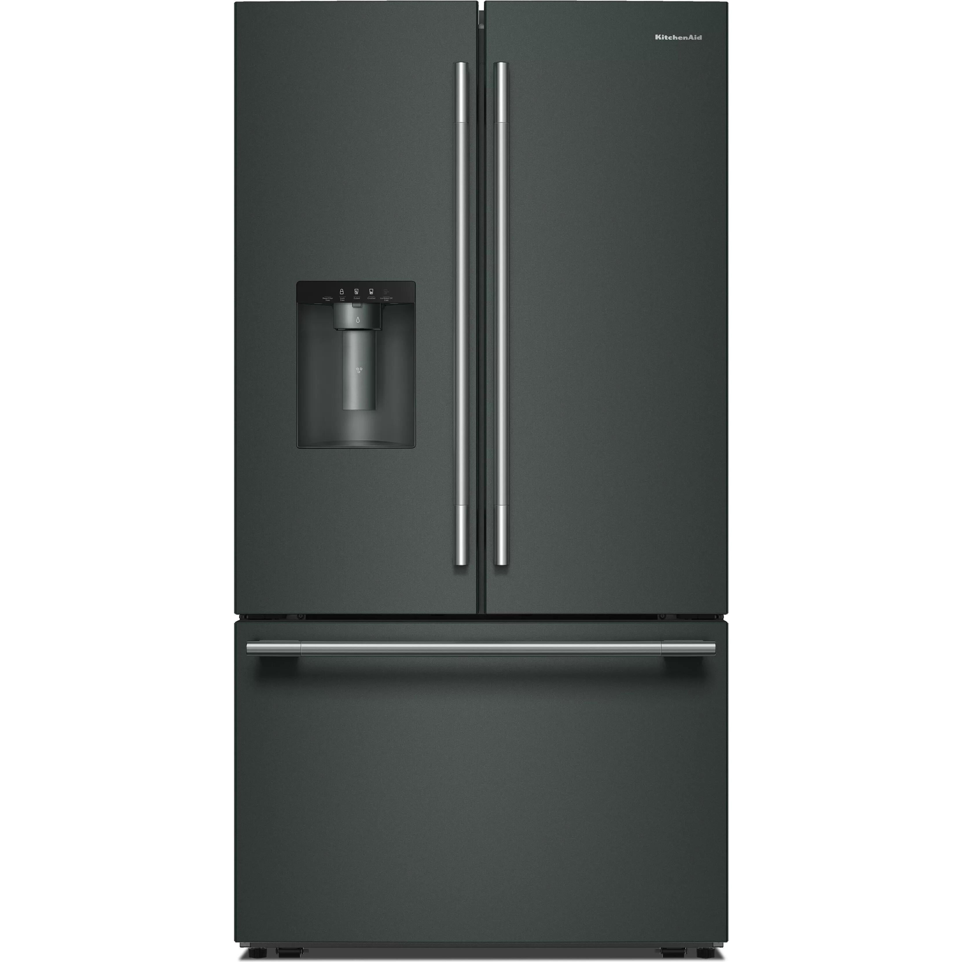 KitchenAid 36-inch French 3-Door Refrigerator with Water and Ice Dispensing System KRFF436SJP IMAGE 1