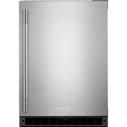 KitchenAid 24-inch, 5.0 cu. ft. Undercounter Refrigerator with Ultra-Bright LED Lighting KURR124SSB IMAGE 1