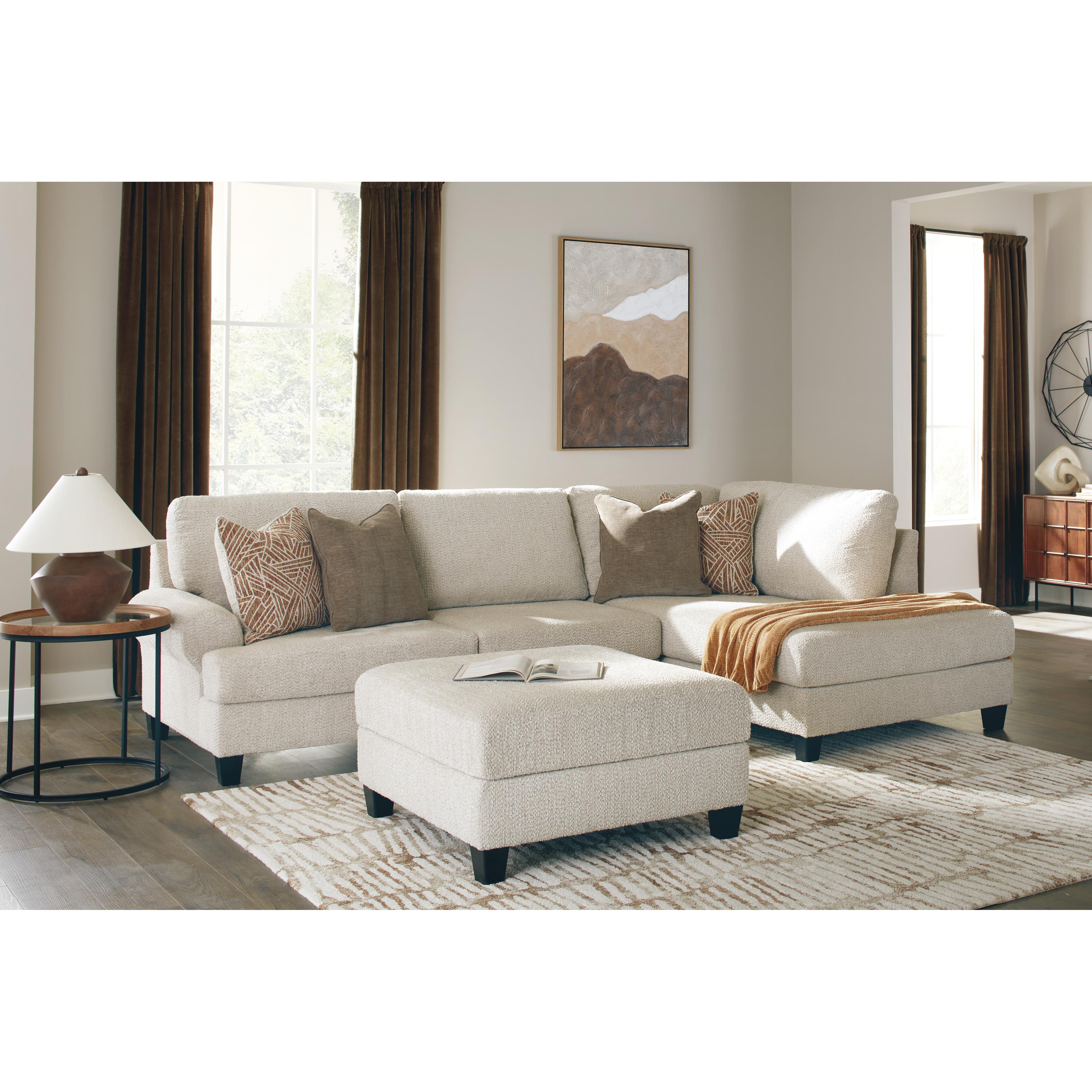 Benchcraft Steelwater Retreat Fabric Ottoman 6670408 IMAGE 7