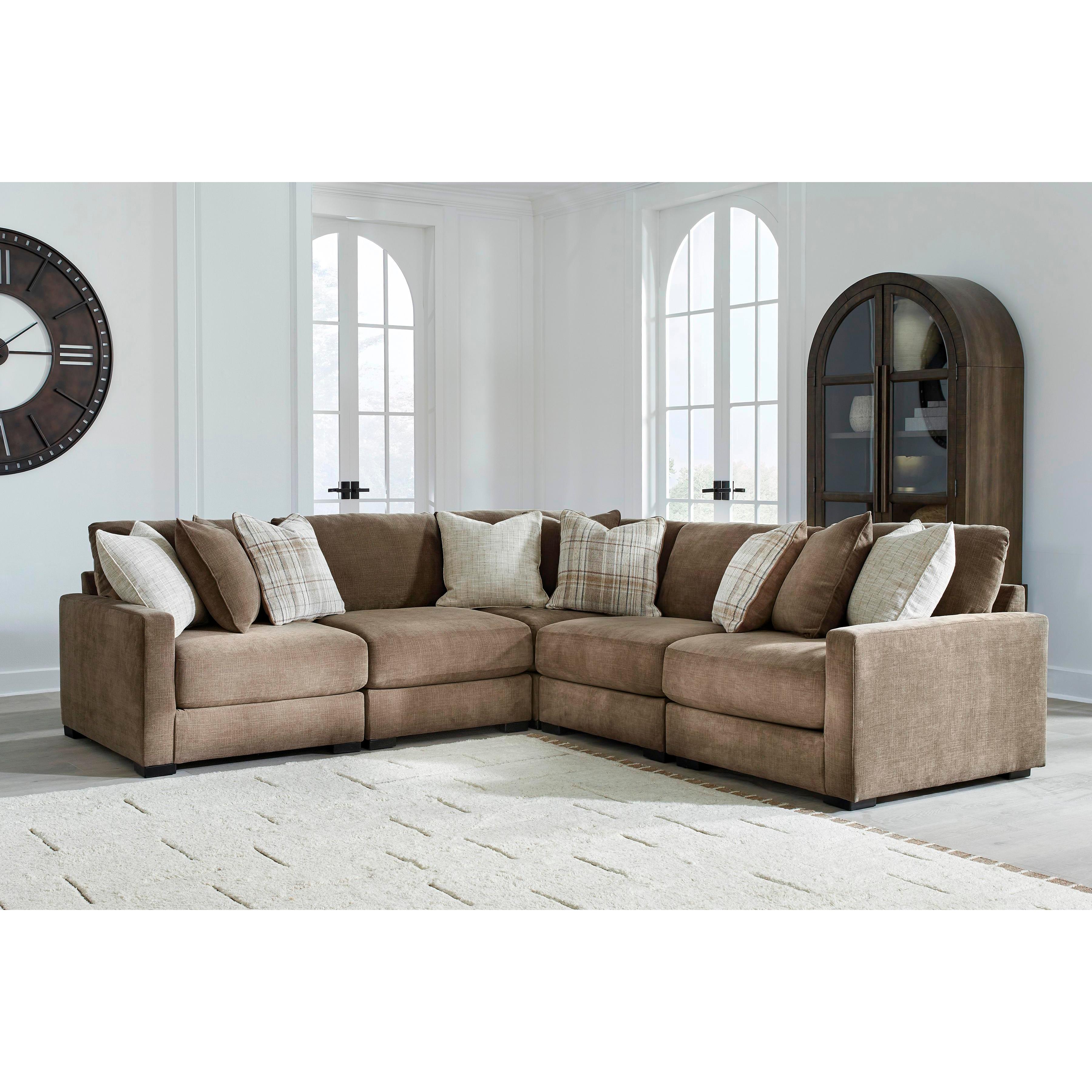 Benchcraft Camellia-Court 5 pc Sectional 6820764/6820746/6820777/6820746/6820765 IMAGE 2