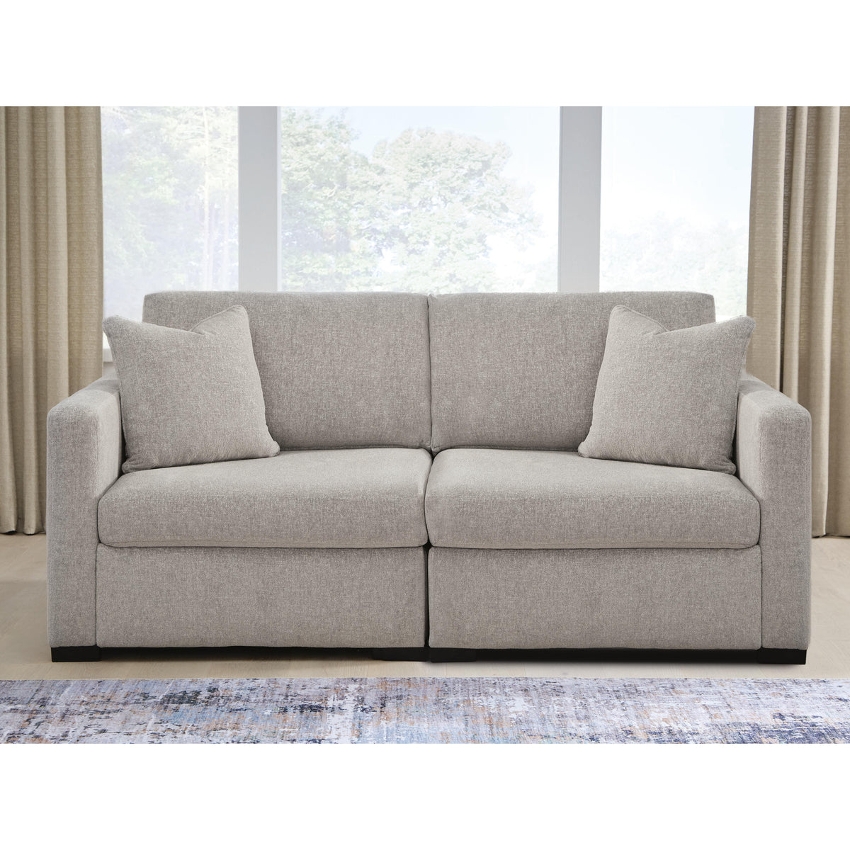 Benchcraft ModMax Luxe Stationary Fabric Loveseat 6860564/6860565 IMAGE 1