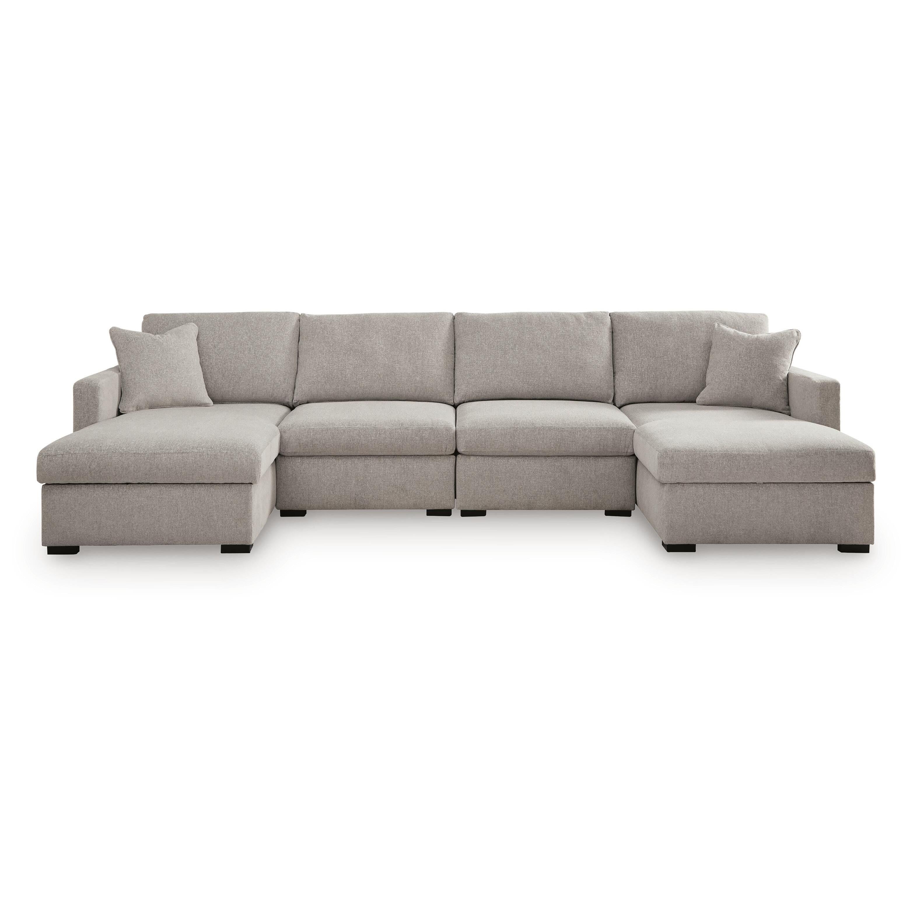 Benchcraft ModMax Luxe Fabric 4 pc Sectional 6860516/6860517/6860546/6860546 IMAGE 1
