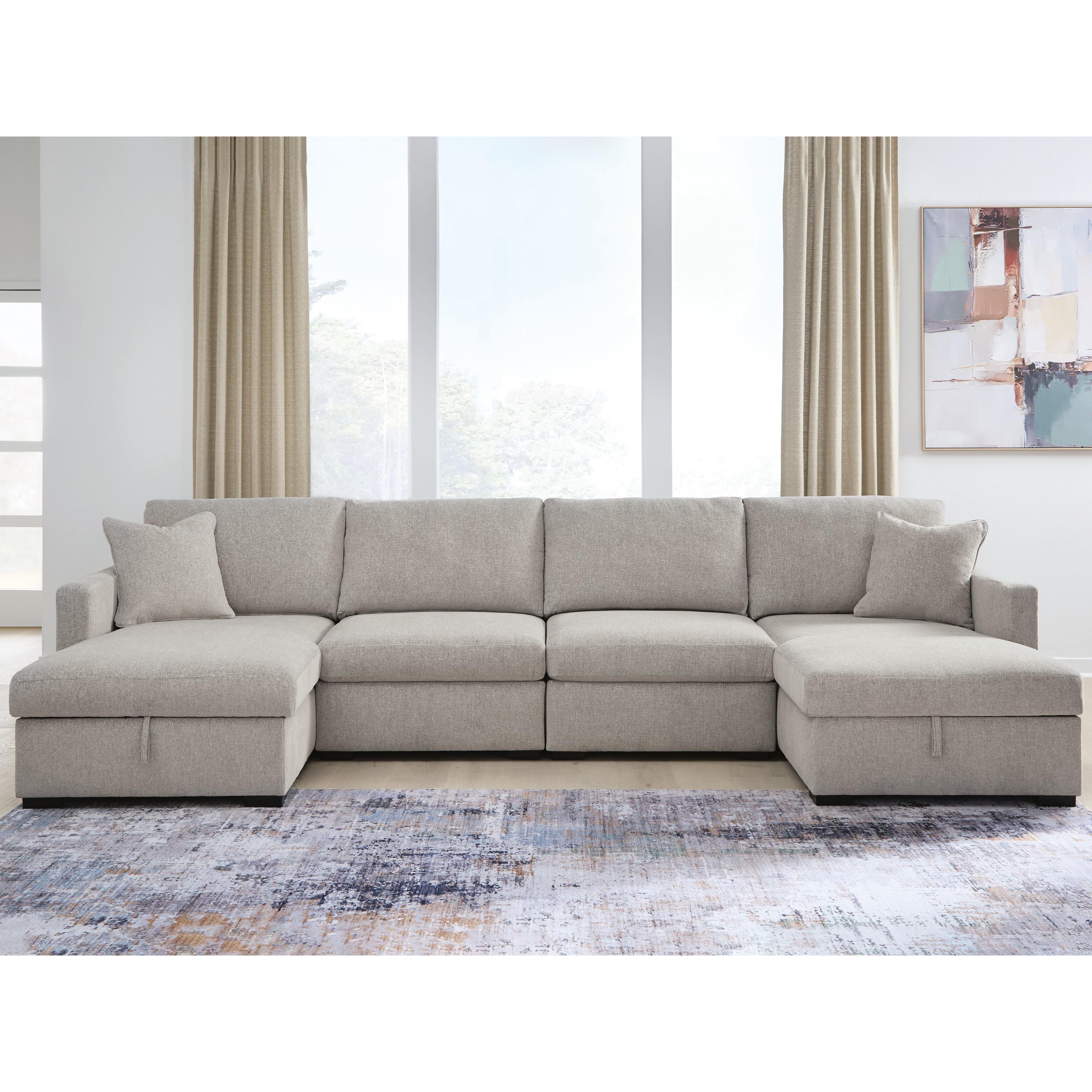 Benchcraft ModMax Luxe Fabric 4 pc Sectional 6860516S/6860517S/6860546/6860546 IMAGE 5