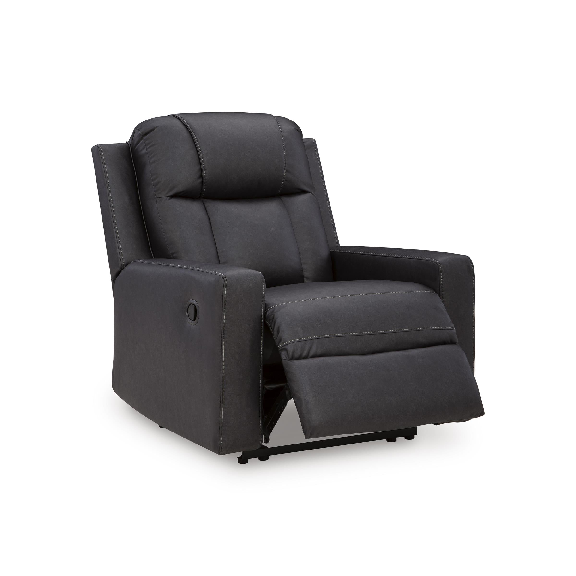 Benchcraft Mackmenville Leather Look Recliner with Wall Recline 7471329 IMAGE 2