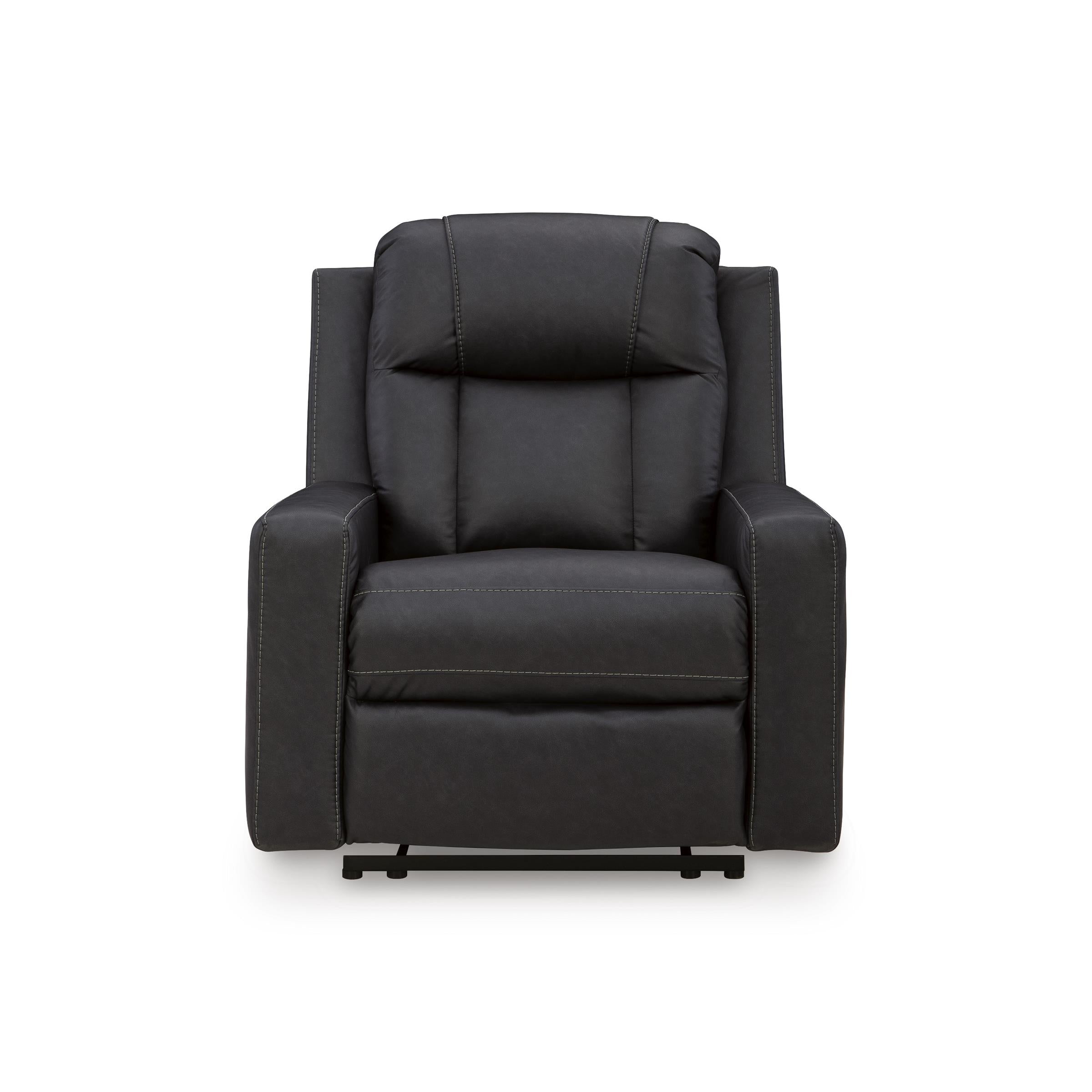 Benchcraft Mackmenville Leather Look Recliner with Wall Recline 7471329 IMAGE 3