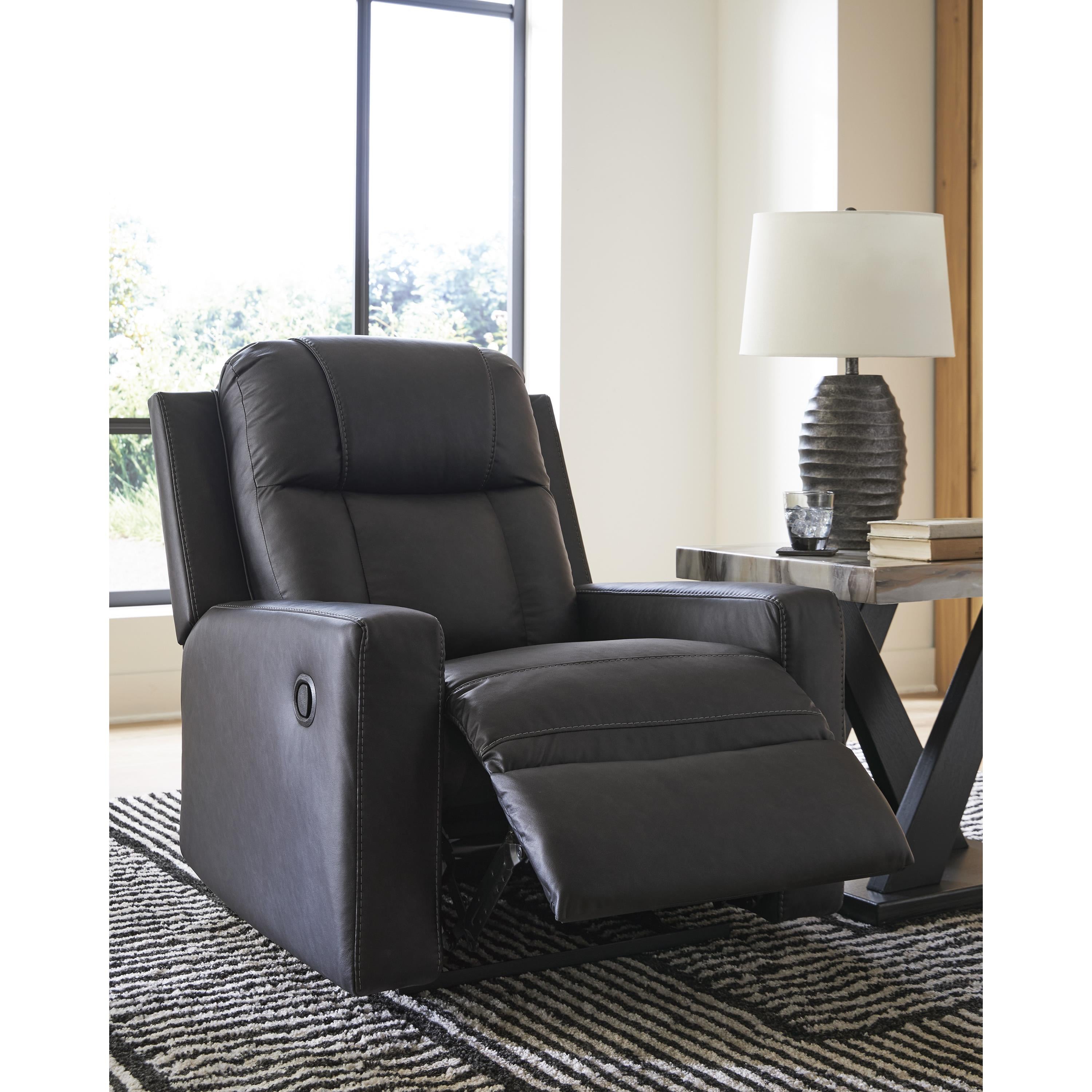 Benchcraft Mackmenville Leather Look Recliner with Wall Recline 7471329 IMAGE 6
