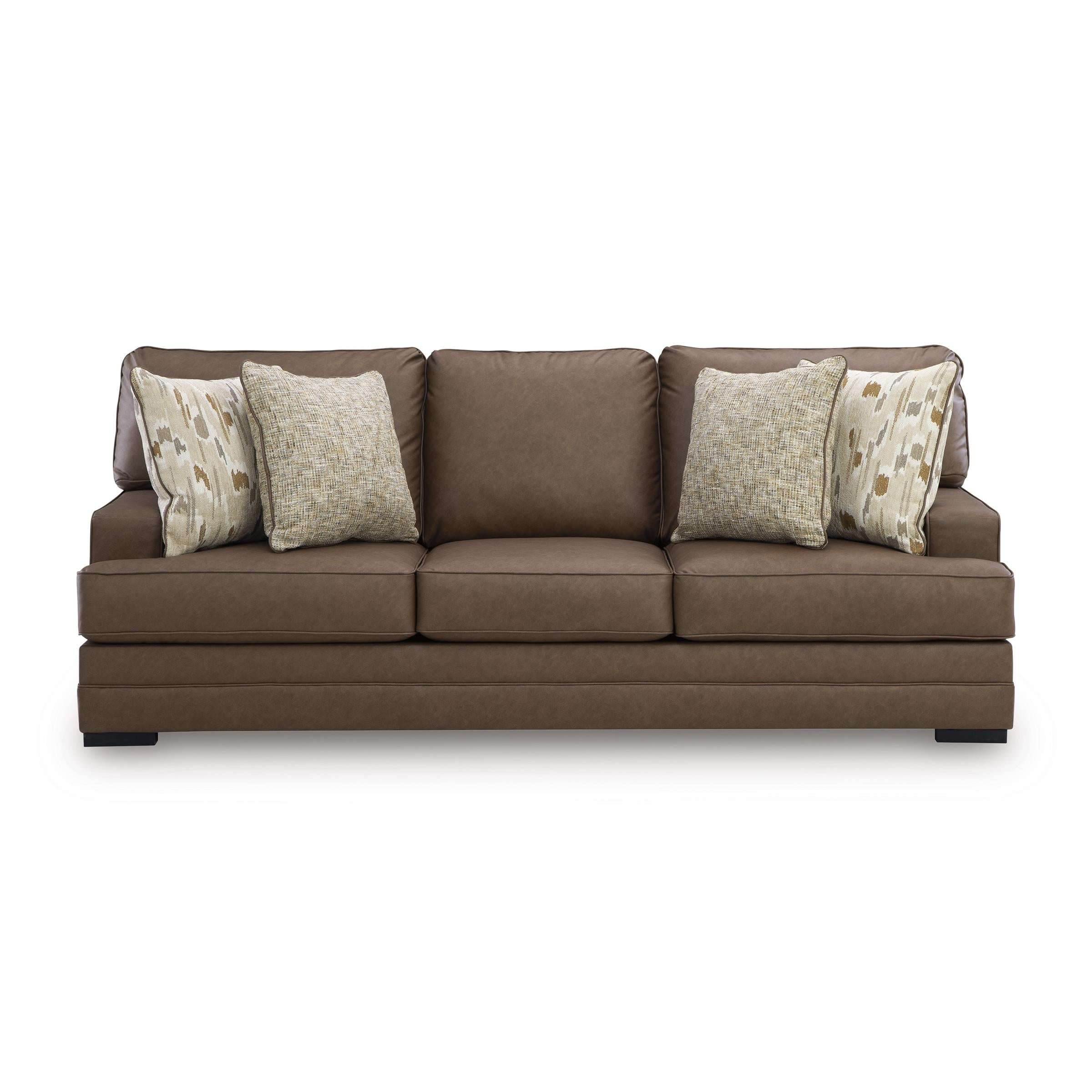 Benchcraft VillaCourt Stationary Leather Look Sofa 7490938 IMAGE 2
