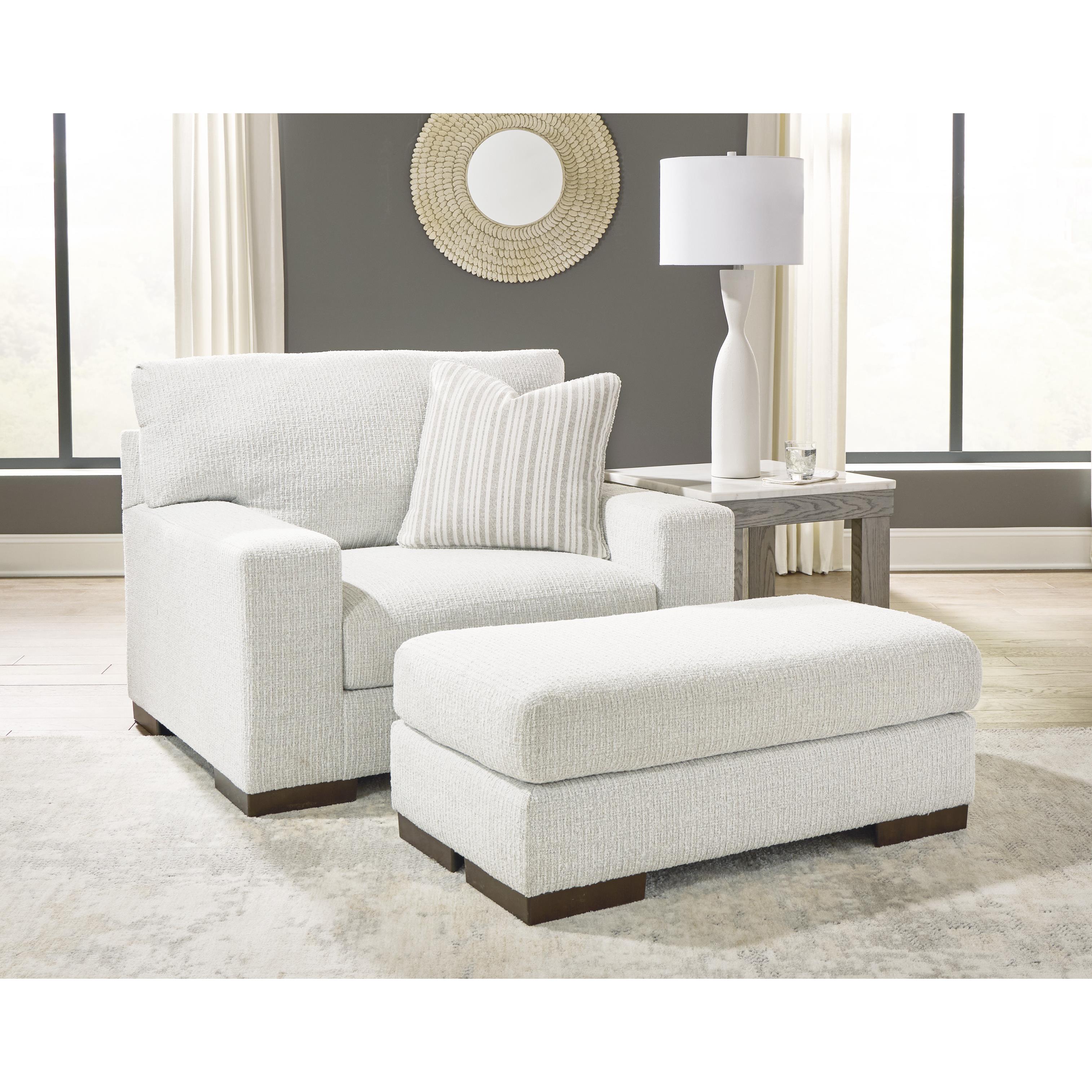 Benchcraft Hartside Fabric Ottoman 8010414 IMAGE 4